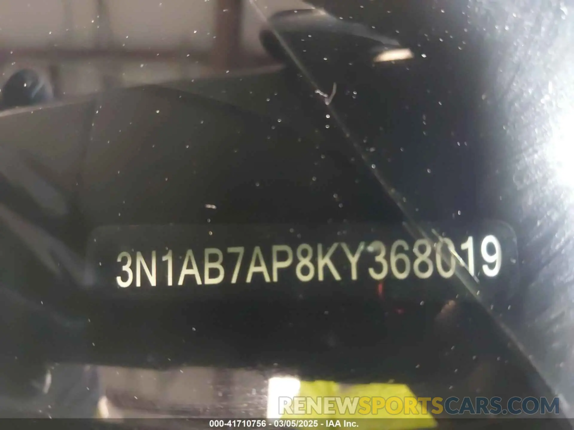 17 fotografías del automóvil dañado 3N1AB7AP8KY368019 NISSAN SENTRA 2019