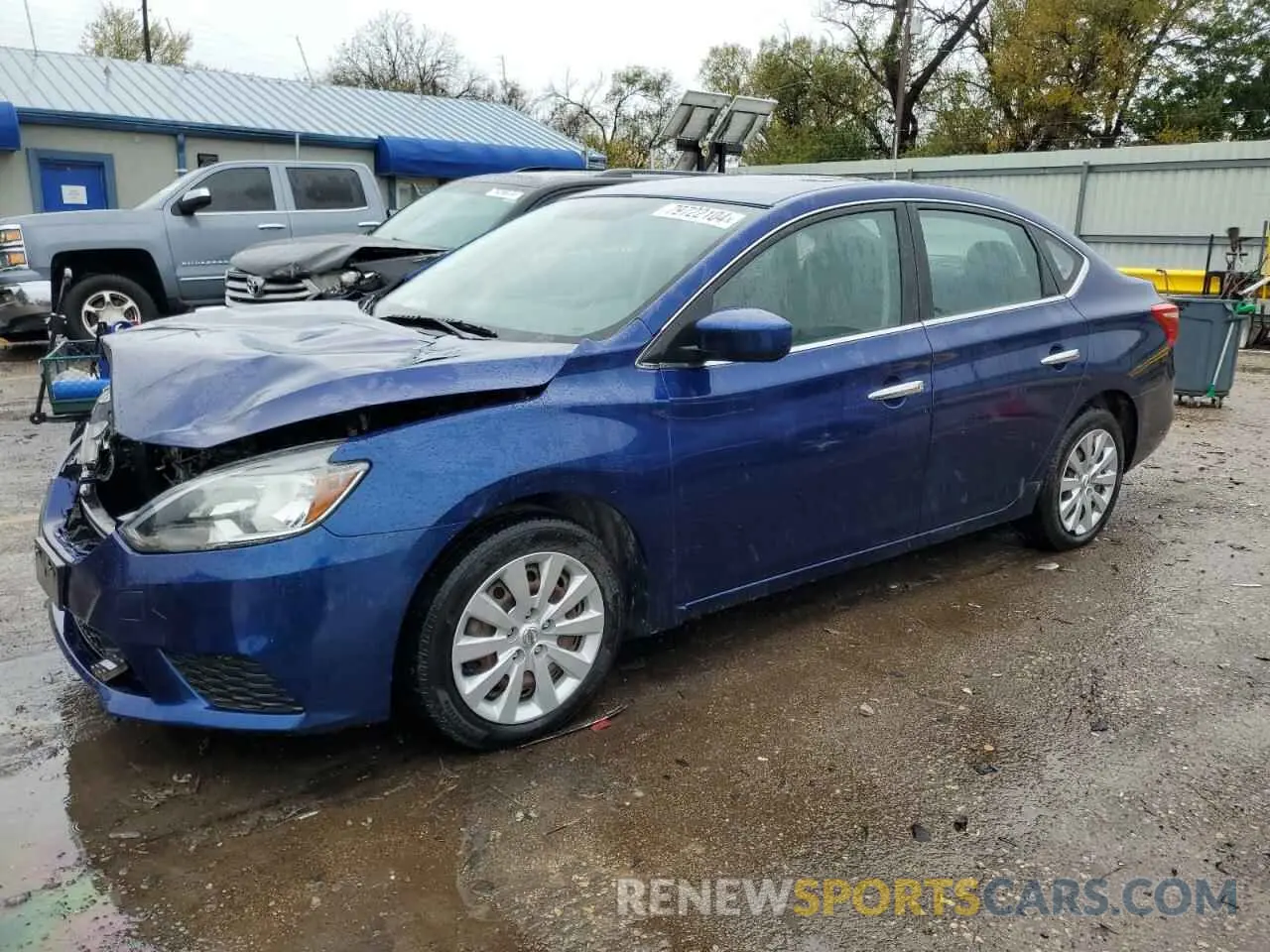 1 fotografías del automóvil dañado 3N1AB7AP8KY368277 NISSAN SENTRA 2019