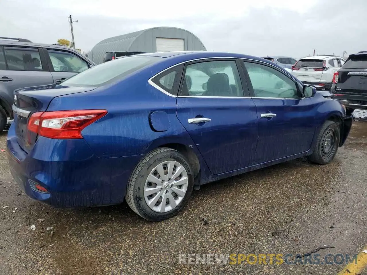 3 fotografías del automóvil dañado 3N1AB7AP8KY368277 NISSAN SENTRA 2019