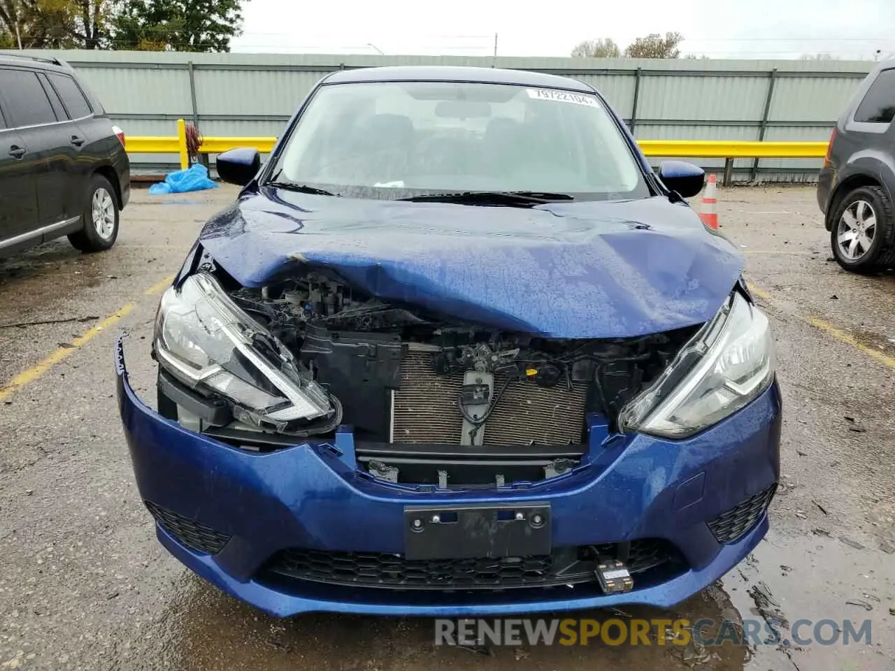 5 fotografías del automóvil dañado 3N1AB7AP8KY368277 NISSAN SENTRA 2019