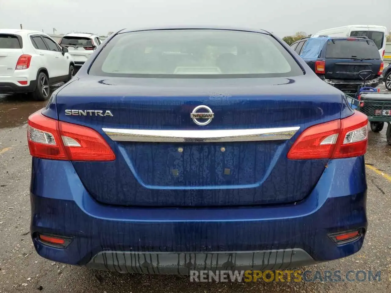 6 fotografías del automóvil dañado 3N1AB7AP8KY368277 NISSAN SENTRA 2019