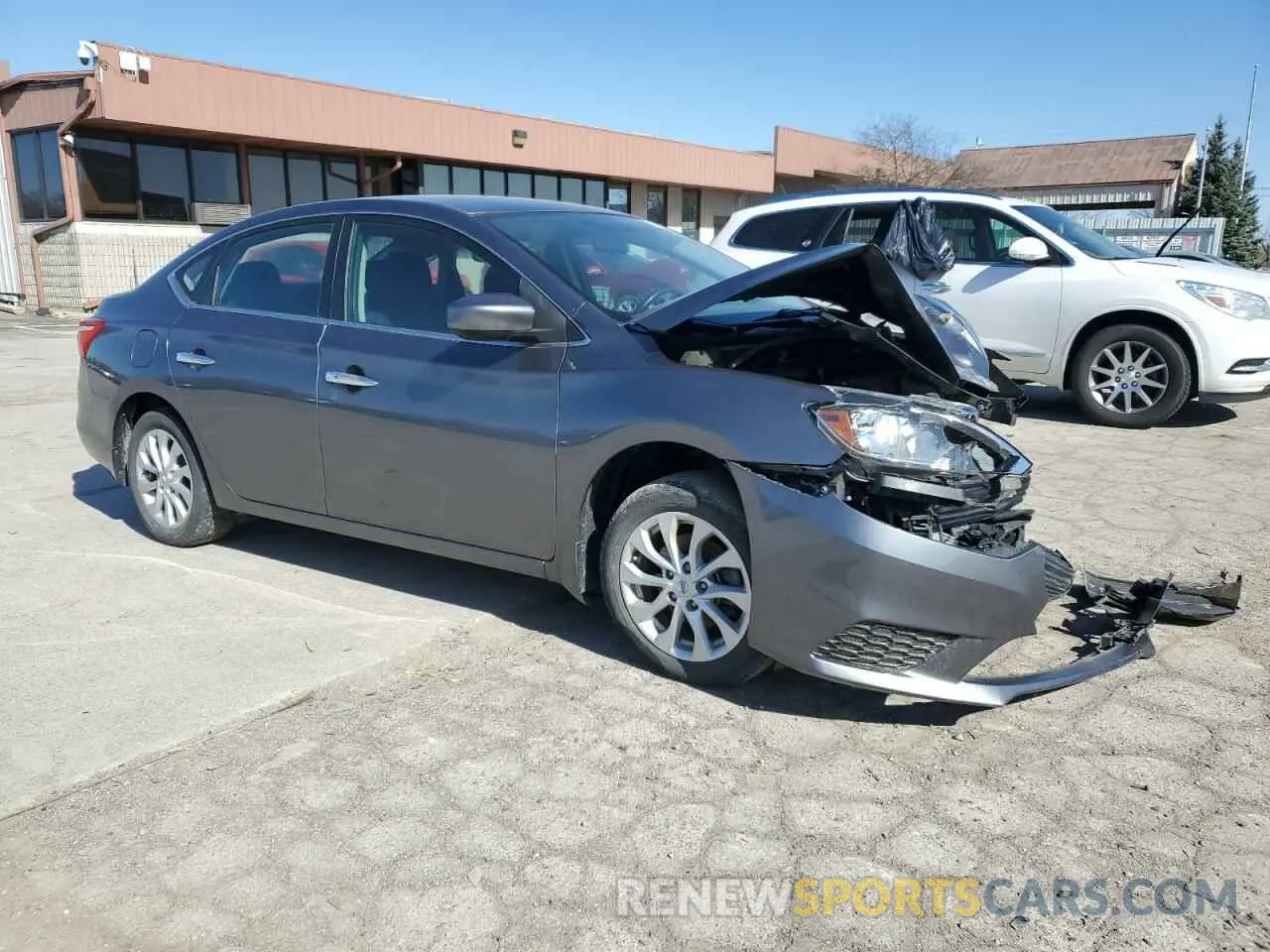 4 fotografías del automóvil dañado 3N1AB7AP8KY374466 NISSAN SENTRA 2019