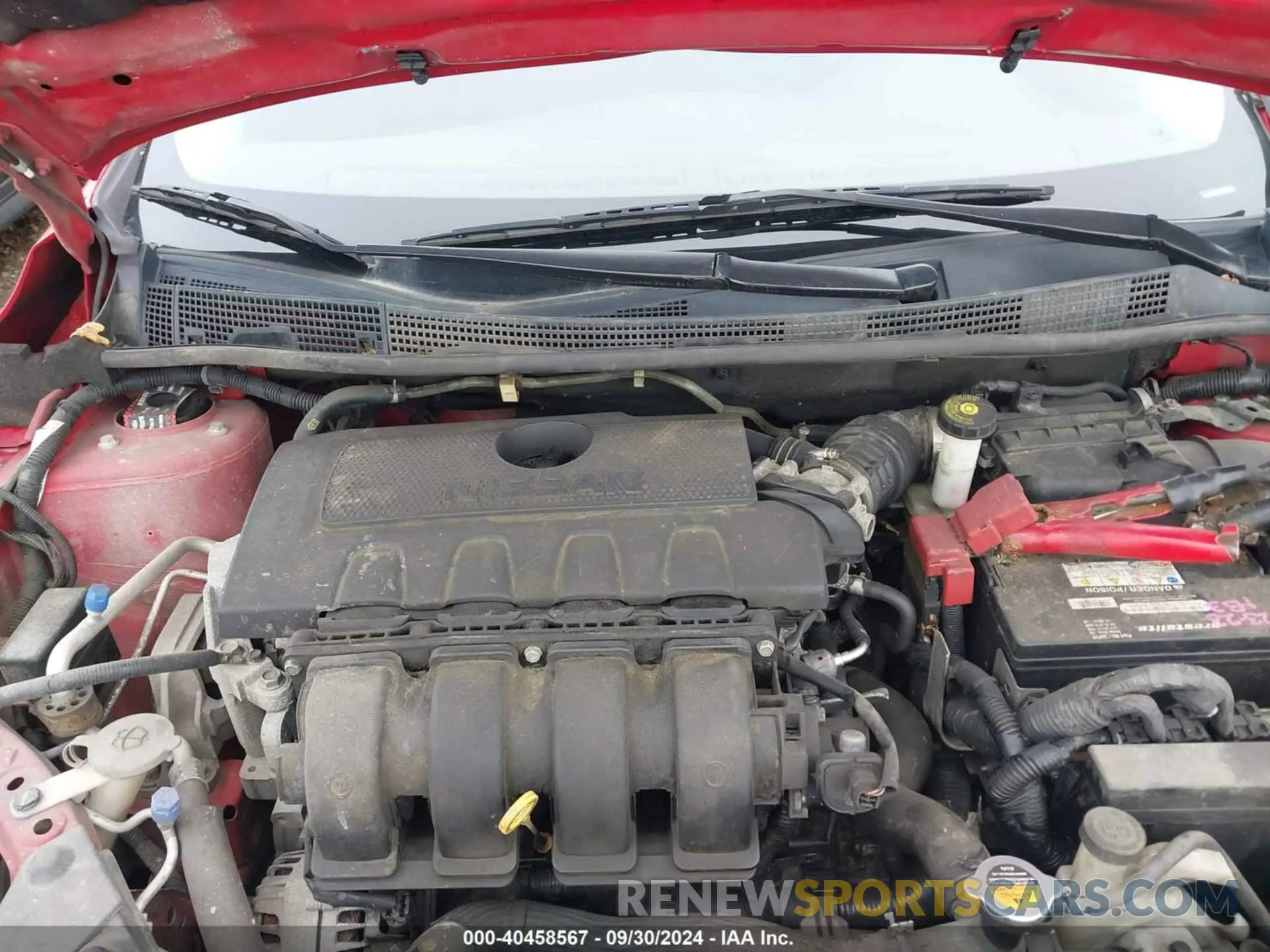 10 fotografías del automóvil dañado 3N1AB7AP8KY377416 NISSAN SENTRA 2019