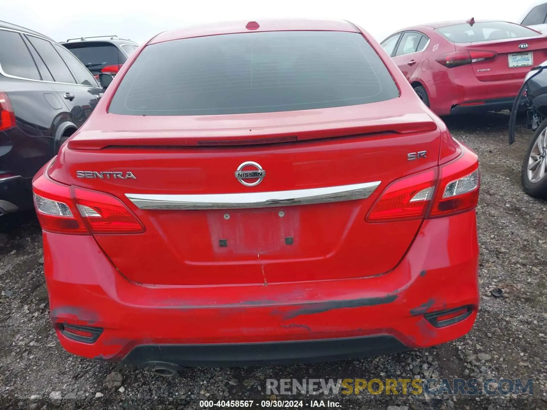 15 fotografías del automóvil dañado 3N1AB7AP8KY377416 NISSAN SENTRA 2019