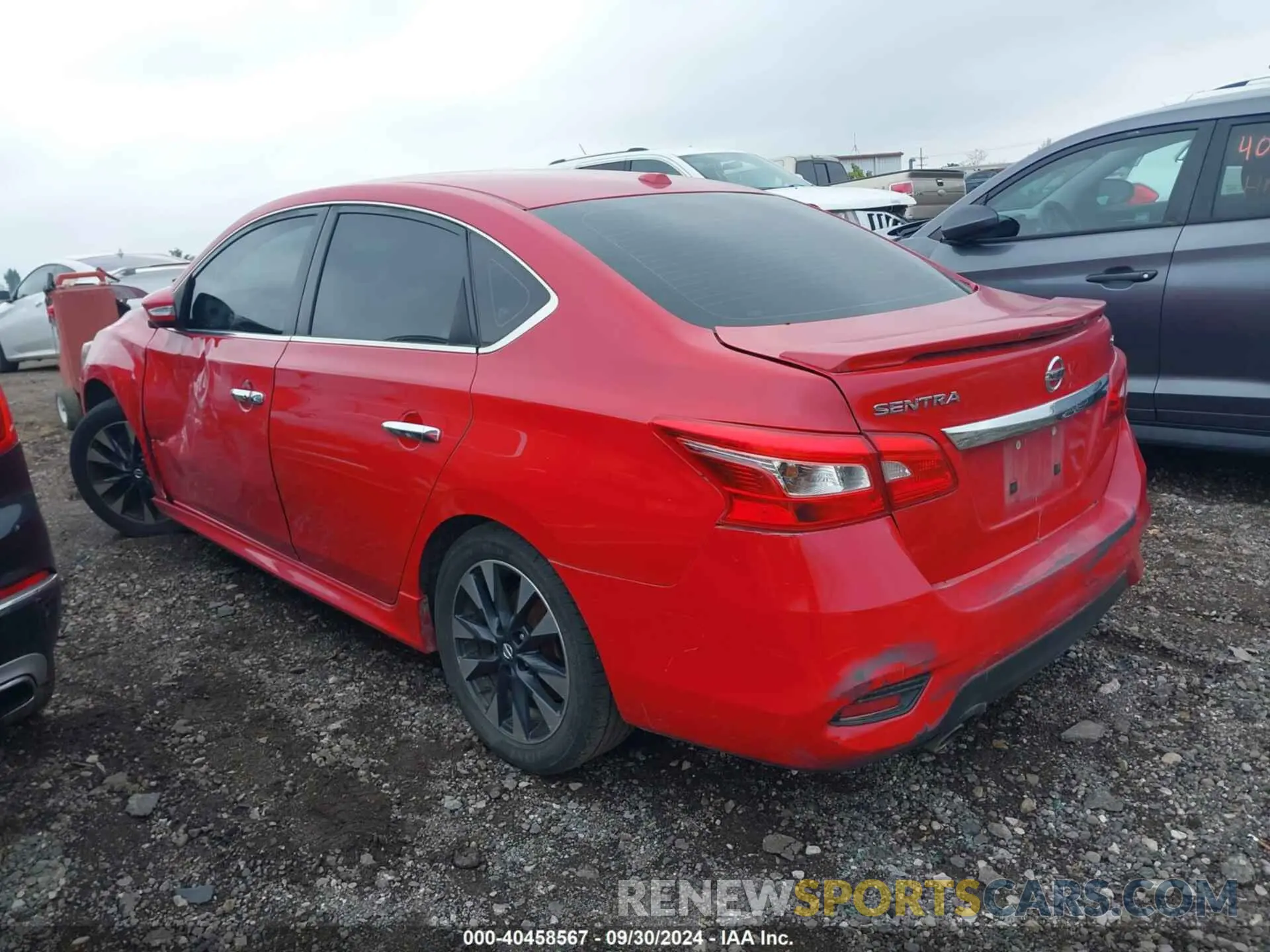 3 fotografías del automóvil dañado 3N1AB7AP8KY377416 NISSAN SENTRA 2019