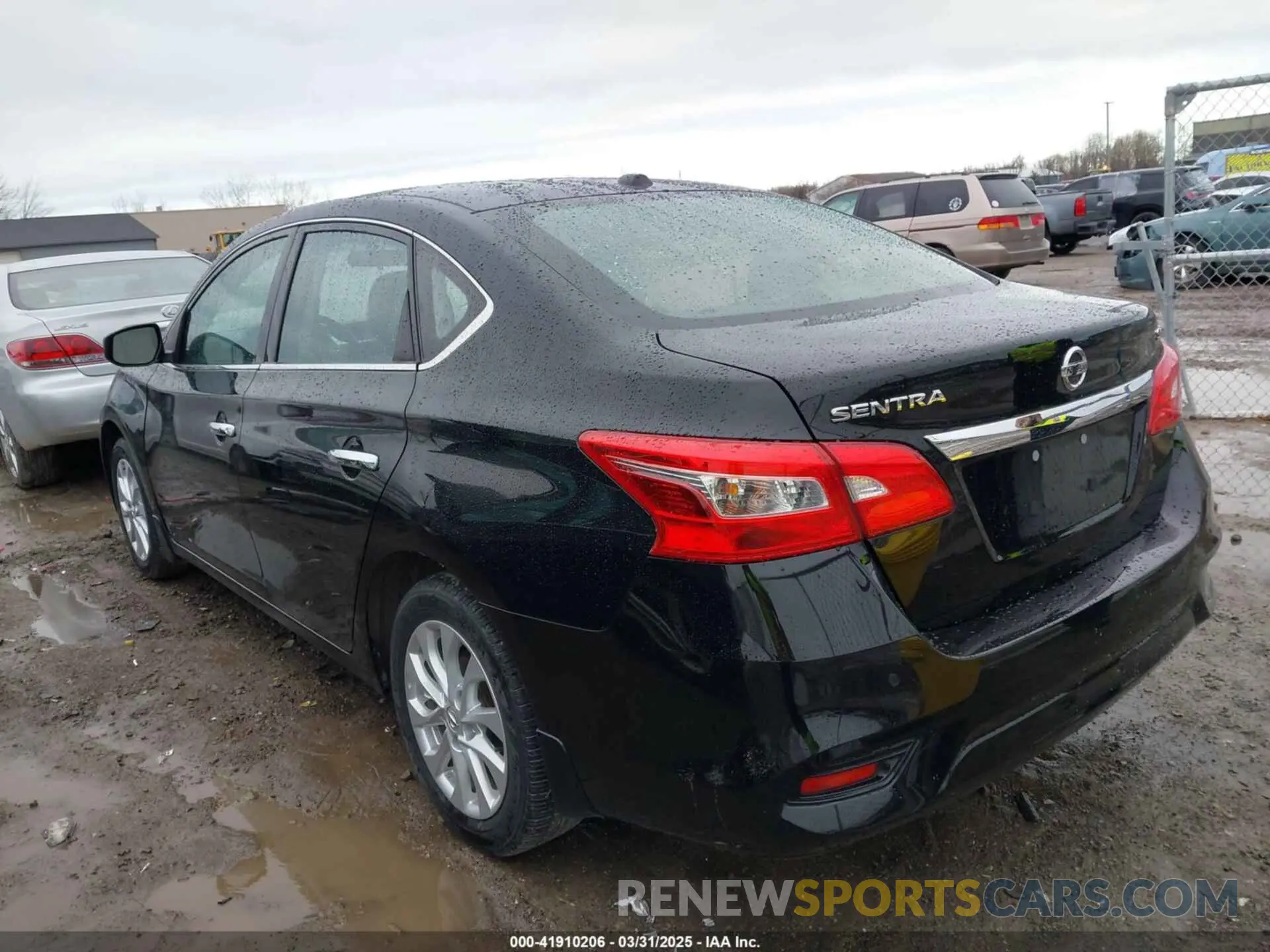 3 fotografías del automóvil dañado 3N1AB7AP8KY378095 NISSAN SENTRA 2019
