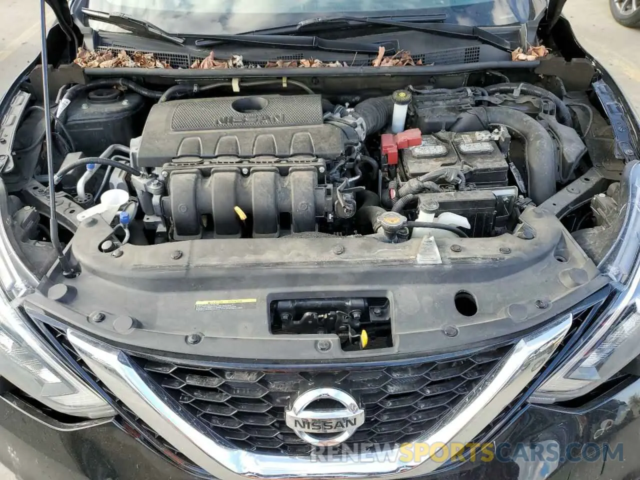 11 fotografías del automóvil dañado 3N1AB7AP8KY389405 NISSAN SENTRA 2019
