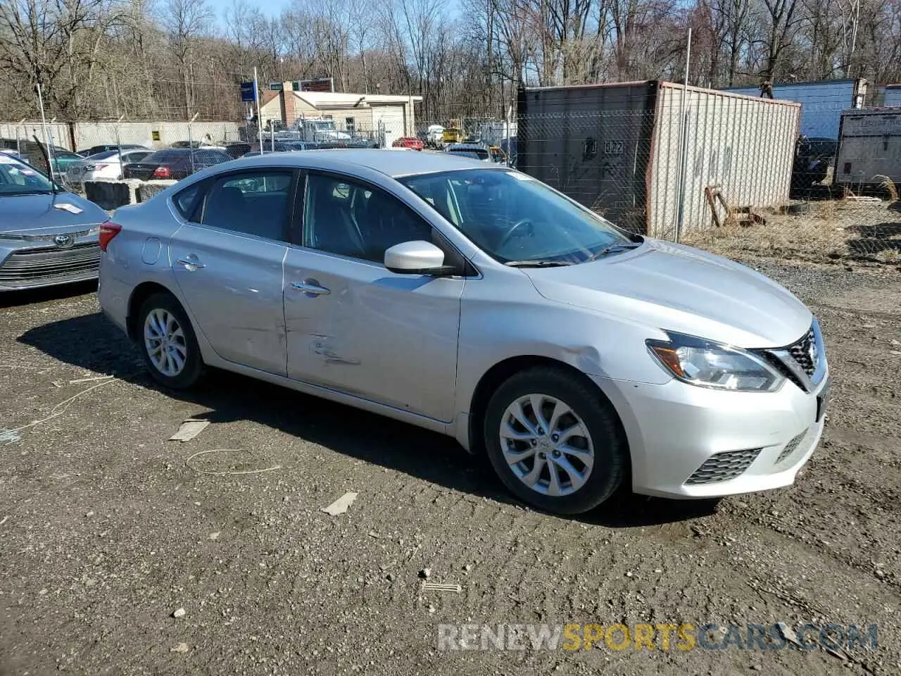 4 fotografías del automóvil dañado 3N1AB7AP8KY391834 NISSAN SENTRA 2019