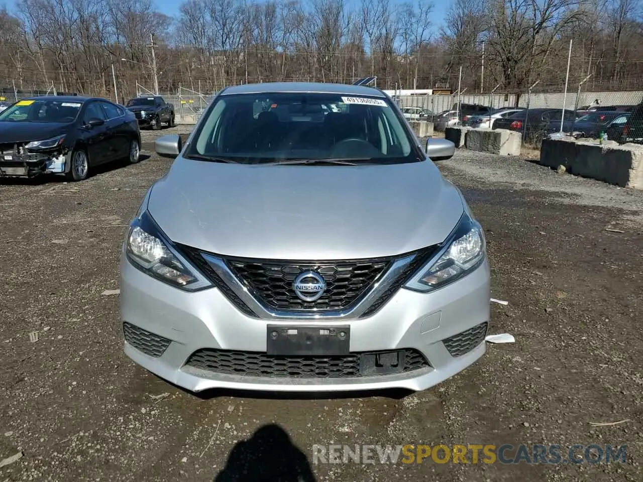 5 fotografías del automóvil dañado 3N1AB7AP8KY391834 NISSAN SENTRA 2019