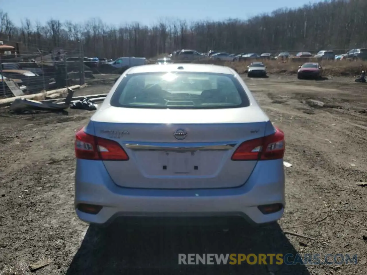 6 fotografías del automóvil dañado 3N1AB7AP8KY391834 NISSAN SENTRA 2019
