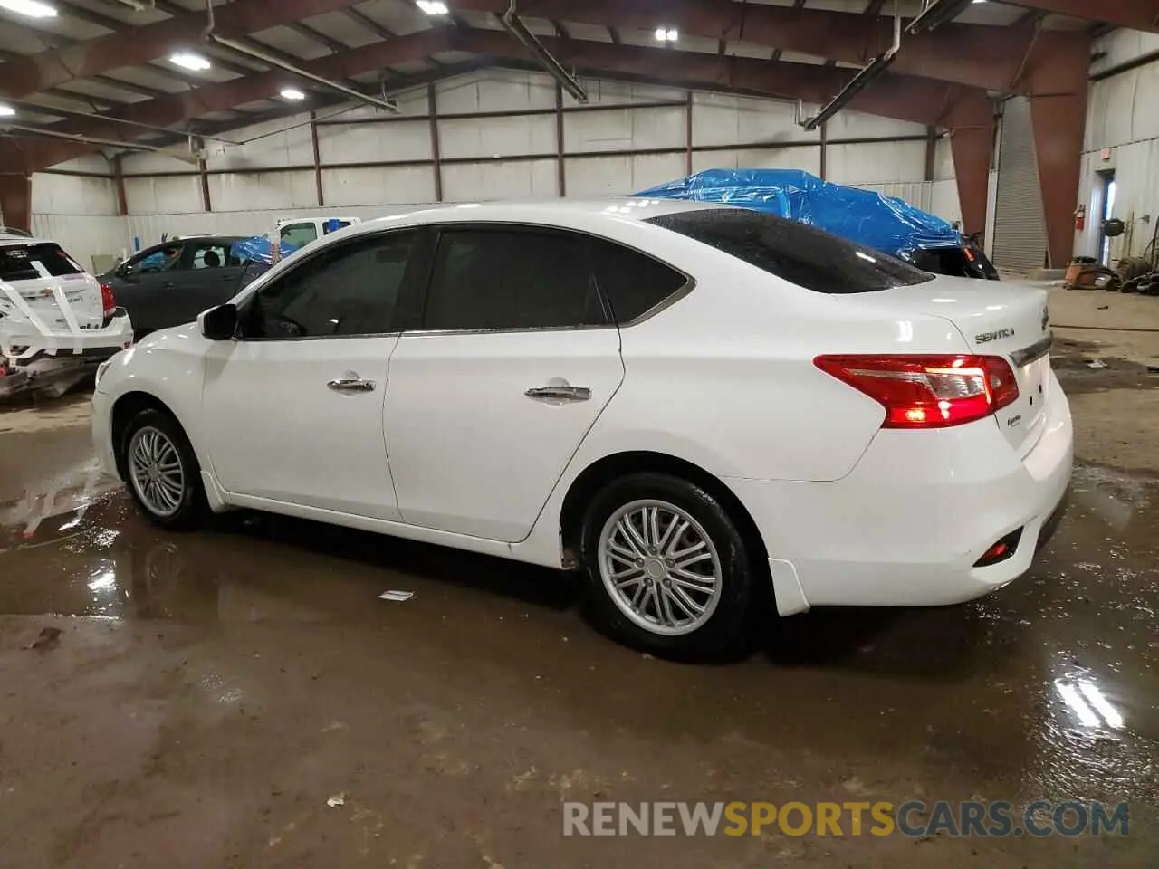 2 fotografías del automóvil dañado 3N1AB7AP8KY402363 NISSAN SENTRA 2019