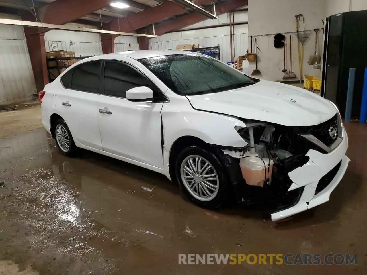 4 fotografías del automóvil dañado 3N1AB7AP8KY402363 NISSAN SENTRA 2019
