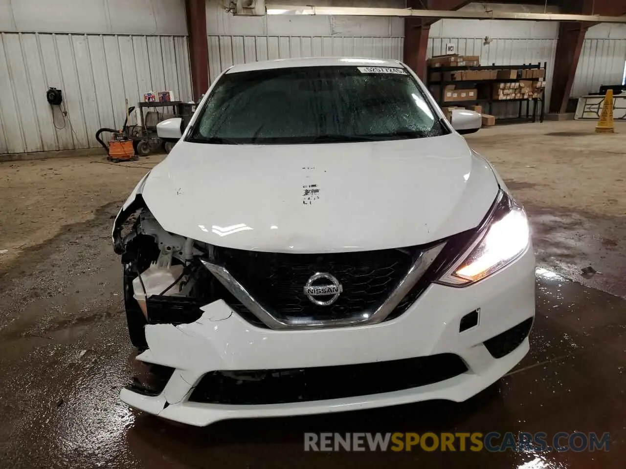 5 fotografías del automóvil dañado 3N1AB7AP8KY402363 NISSAN SENTRA 2019