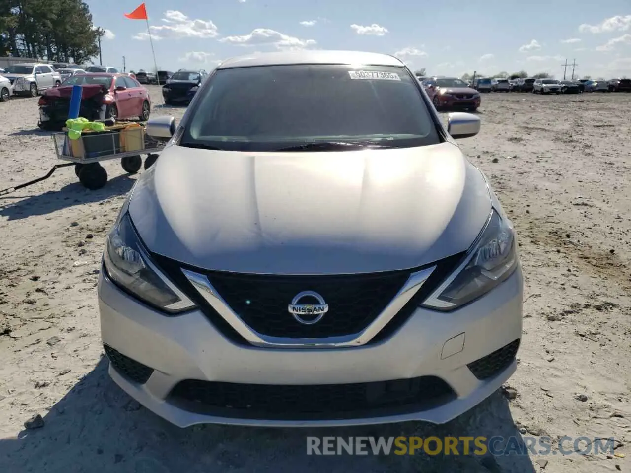 5 fotografías del automóvil dañado 3N1AB7AP8KY419731 NISSAN SENTRA 2019