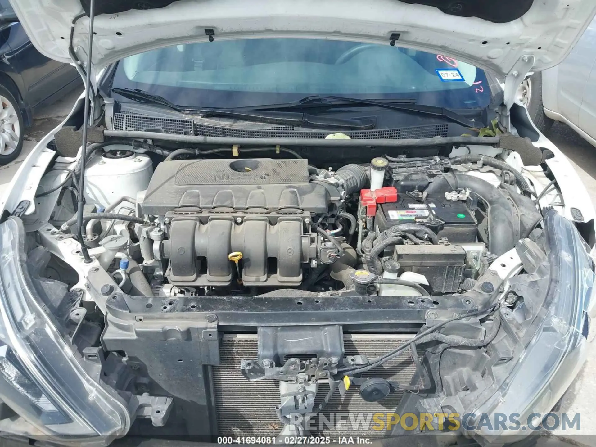10 fotografías del automóvil dañado 3N1AB7AP8KY425934 NISSAN SENTRA 2019
