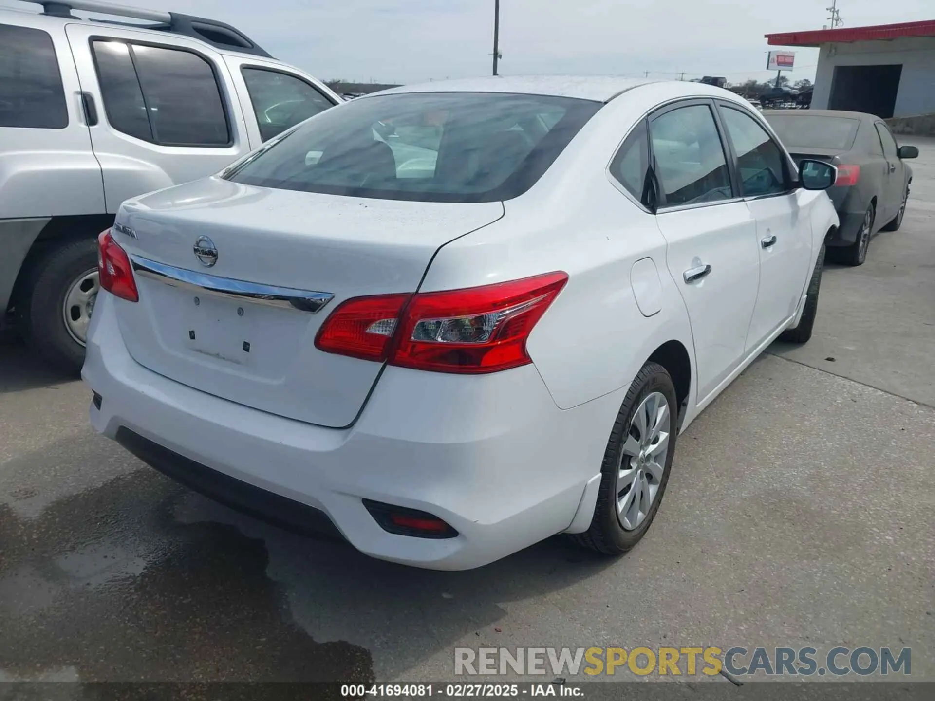 4 fotografías del automóvil dañado 3N1AB7AP8KY425934 NISSAN SENTRA 2019