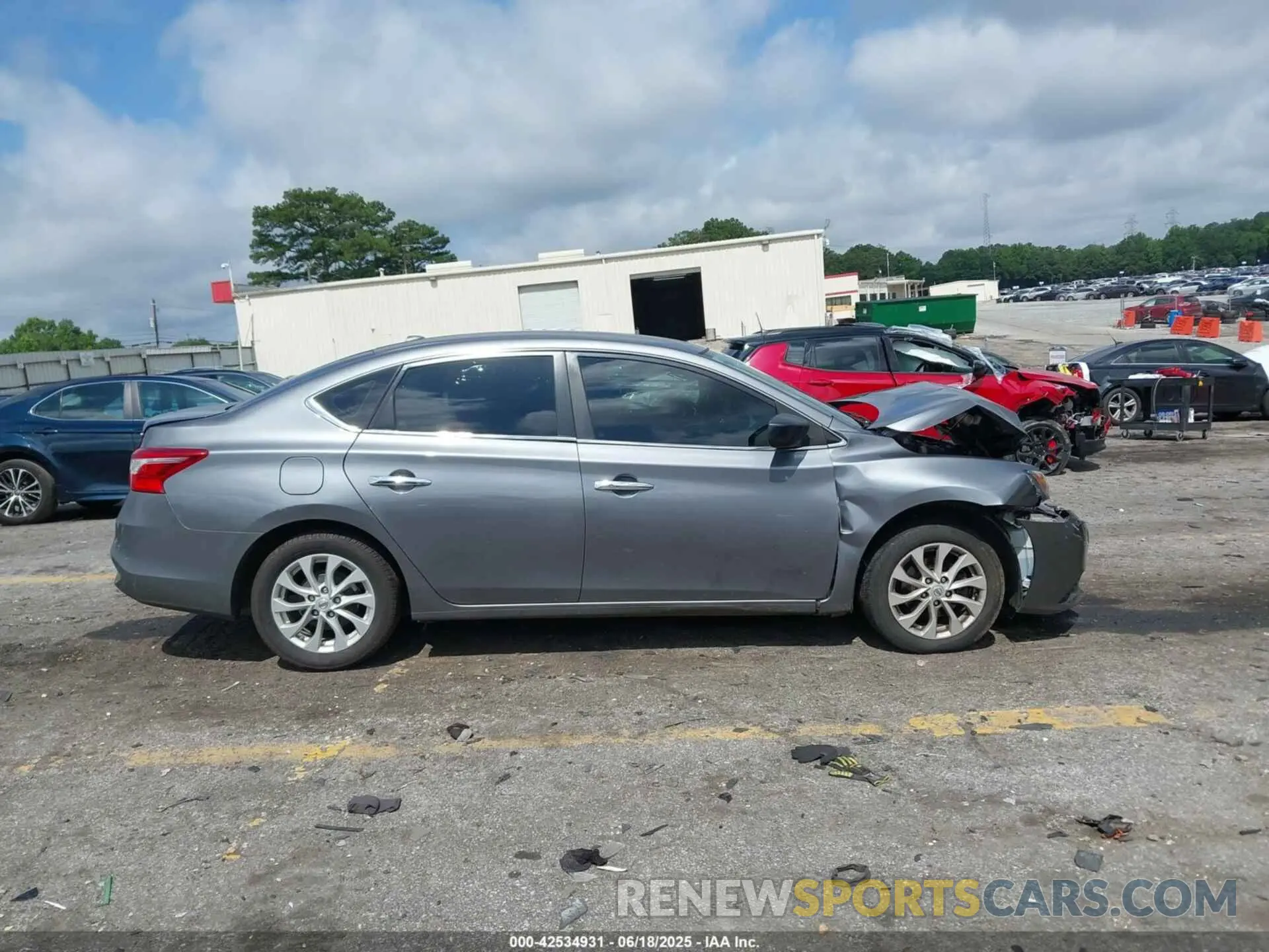 13 fotografías del automóvil dañado 3N1AB7AP8KY429868 NISSAN SENTRA 2019