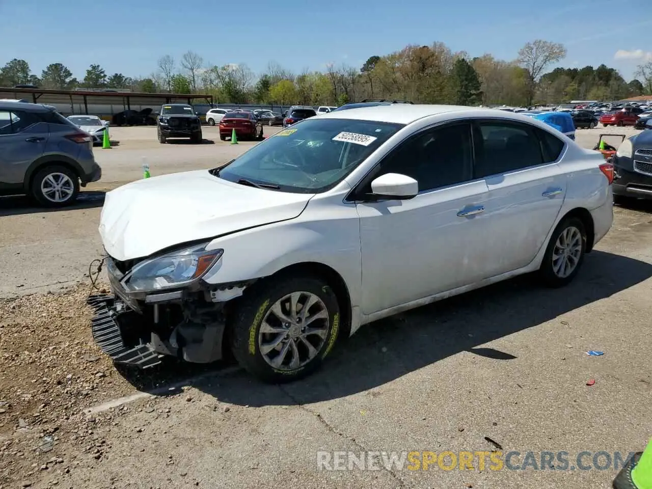 1 fotografías del automóvil dañado 3N1AB7AP8KY441308 NISSAN SENTRA 2019