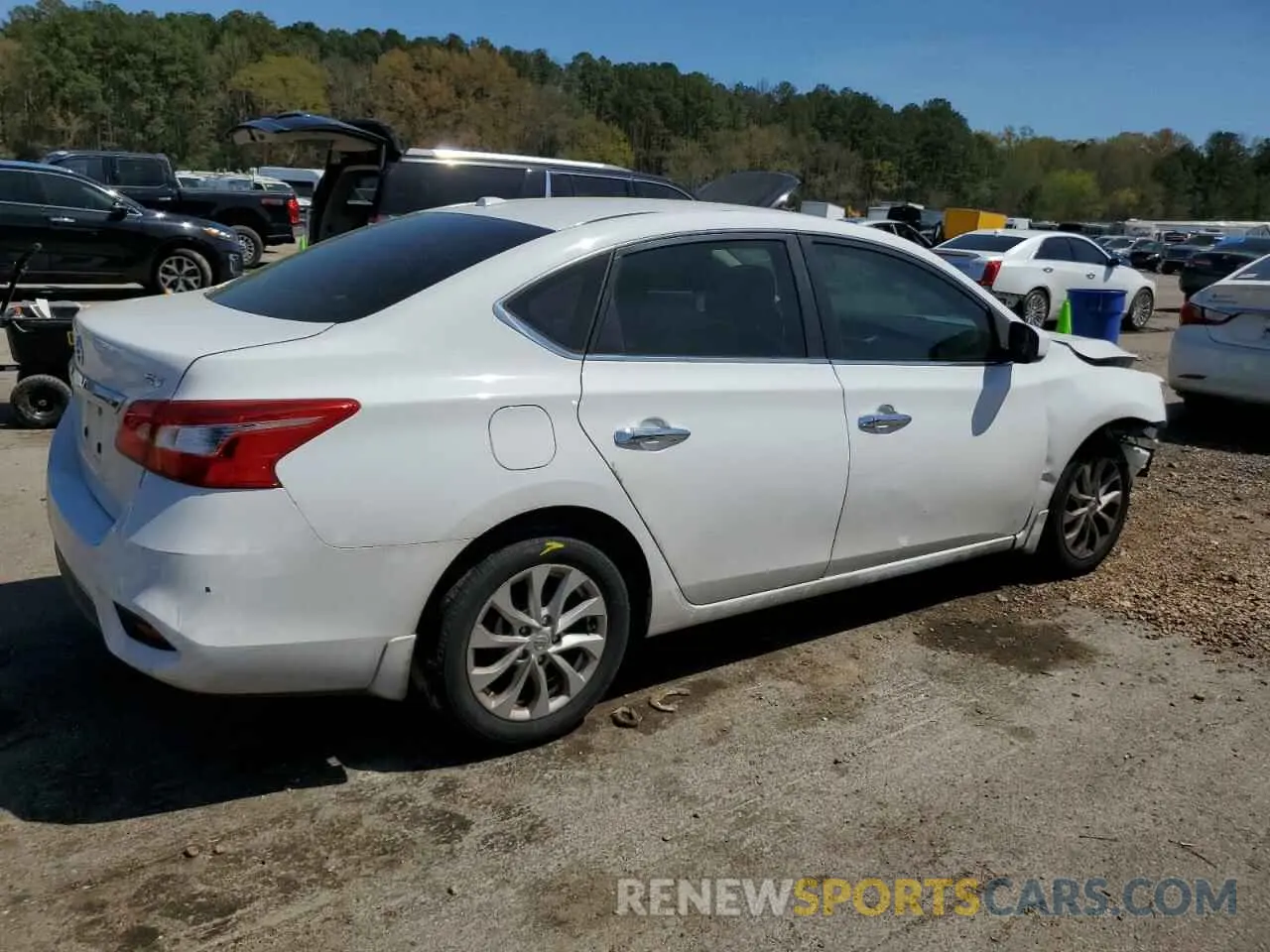 3 fotografías del automóvil dañado 3N1AB7AP8KY441308 NISSAN SENTRA 2019