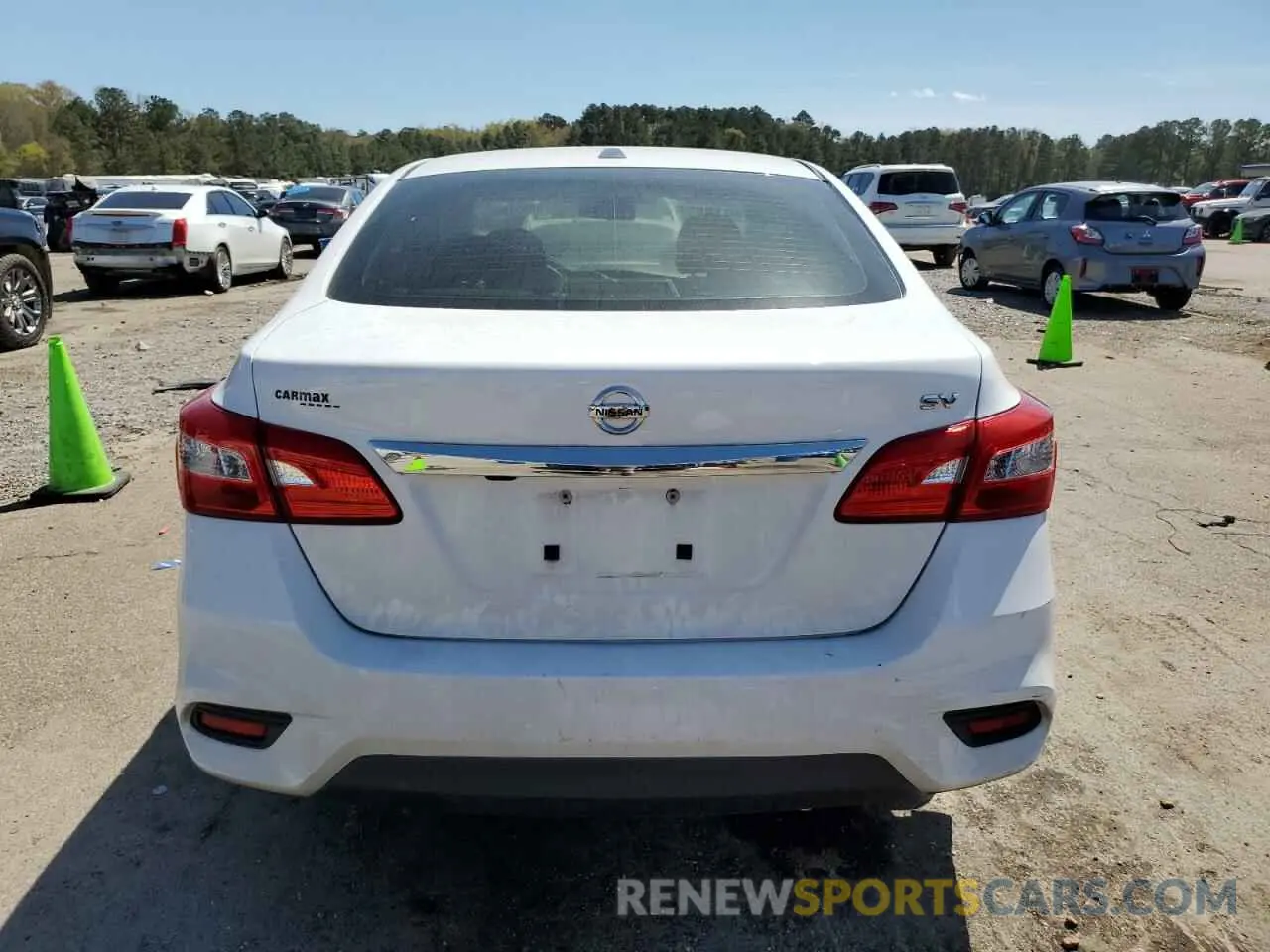 6 fotografías del automóvil dañado 3N1AB7AP8KY441308 NISSAN SENTRA 2019