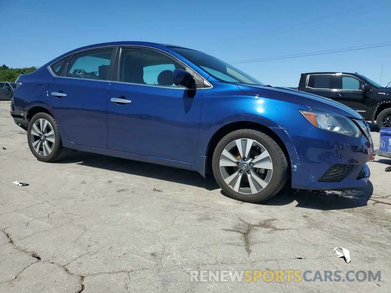 4 fotografías del automóvil dañado 3N1AB7AP8KY453037 NISSAN SENTRA 2019