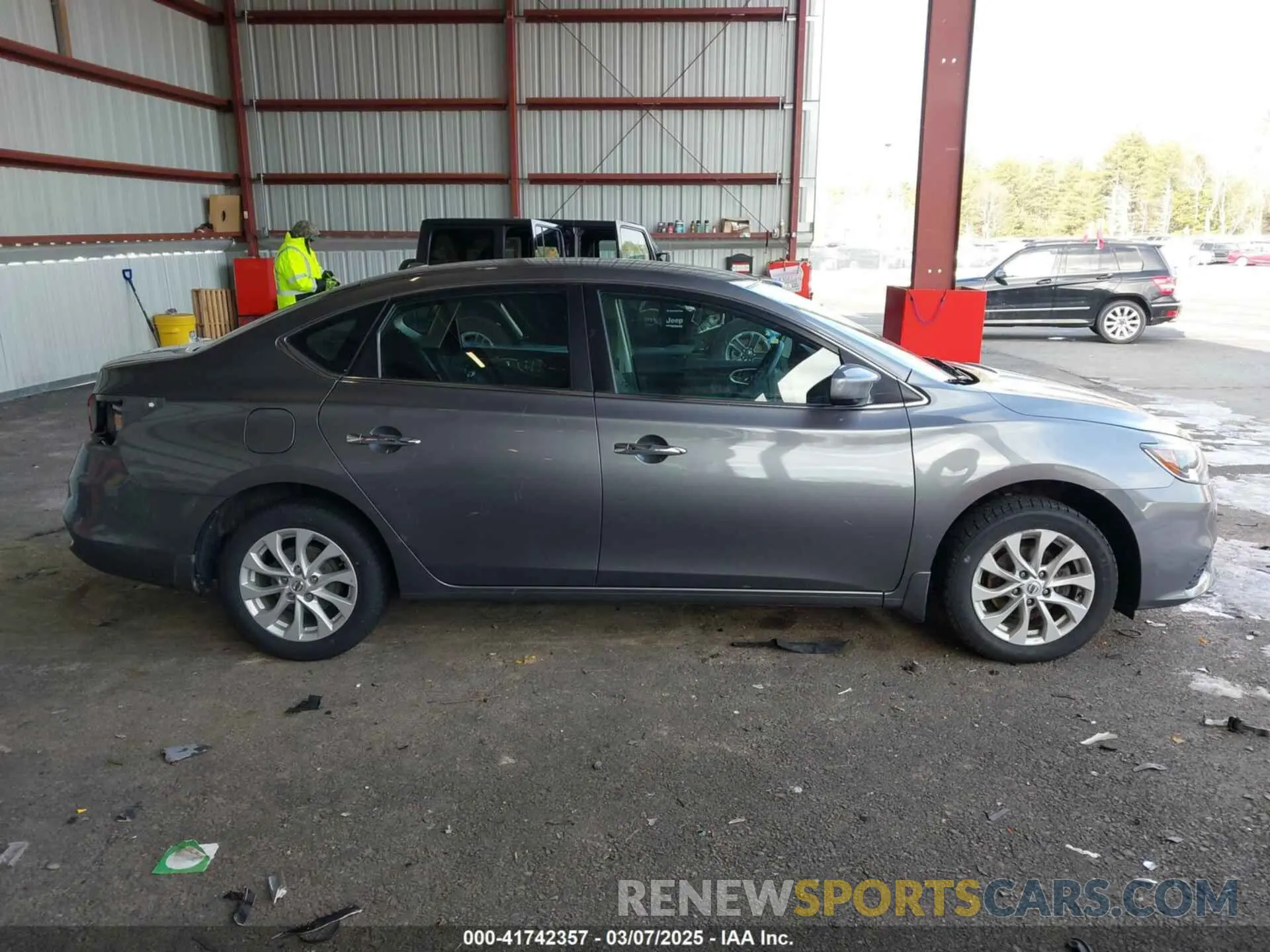 14 fotografías del automóvil dañado 3N1AB7AP8KY456729 NISSAN SENTRA 2019