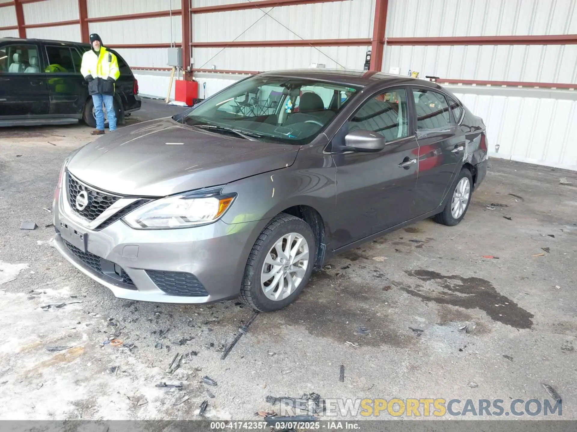 2 fotografías del automóvil dañado 3N1AB7AP8KY456729 NISSAN SENTRA 2019