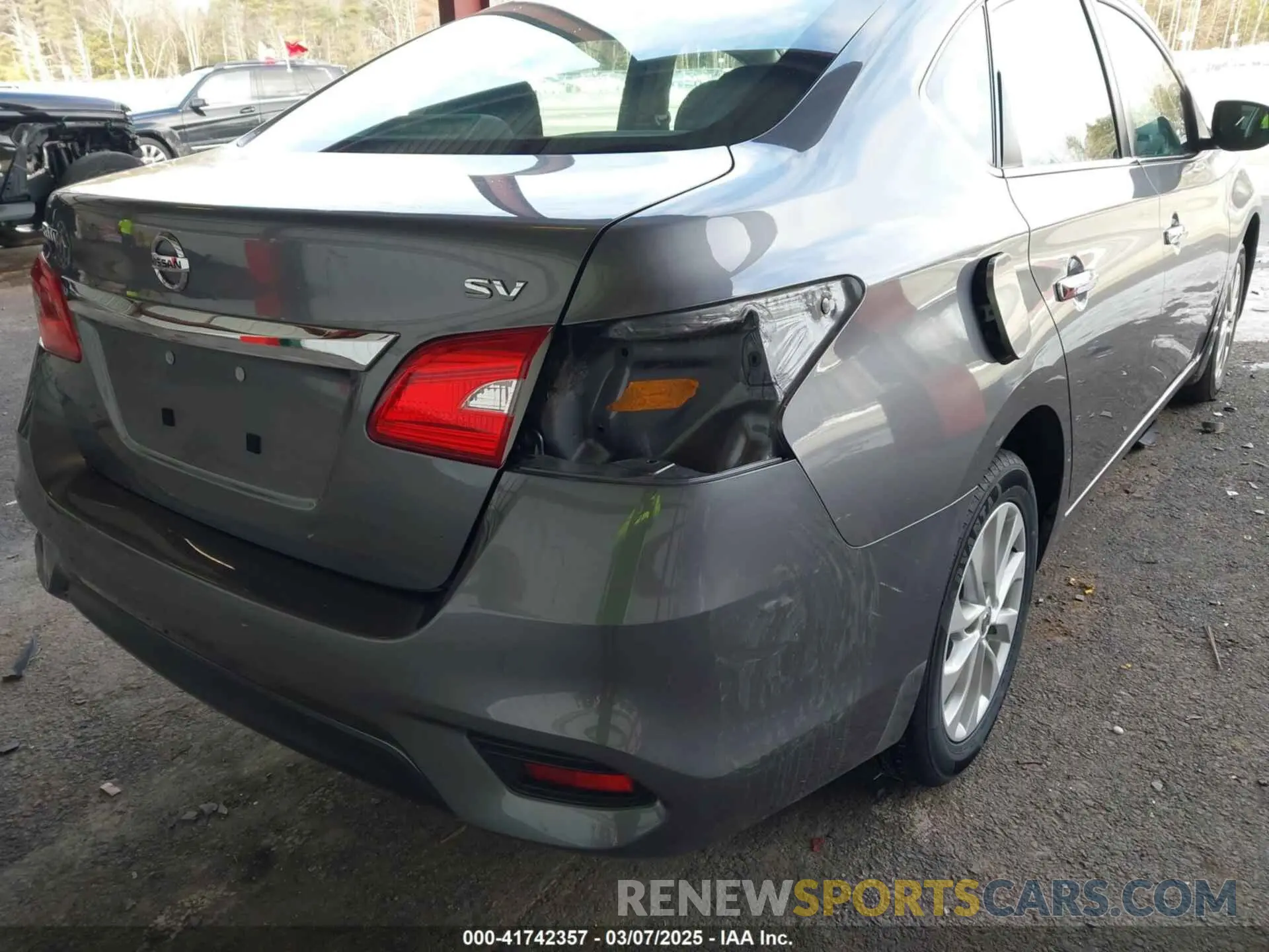 6 fotografías del automóvil dañado 3N1AB7AP8KY456729 NISSAN SENTRA 2019