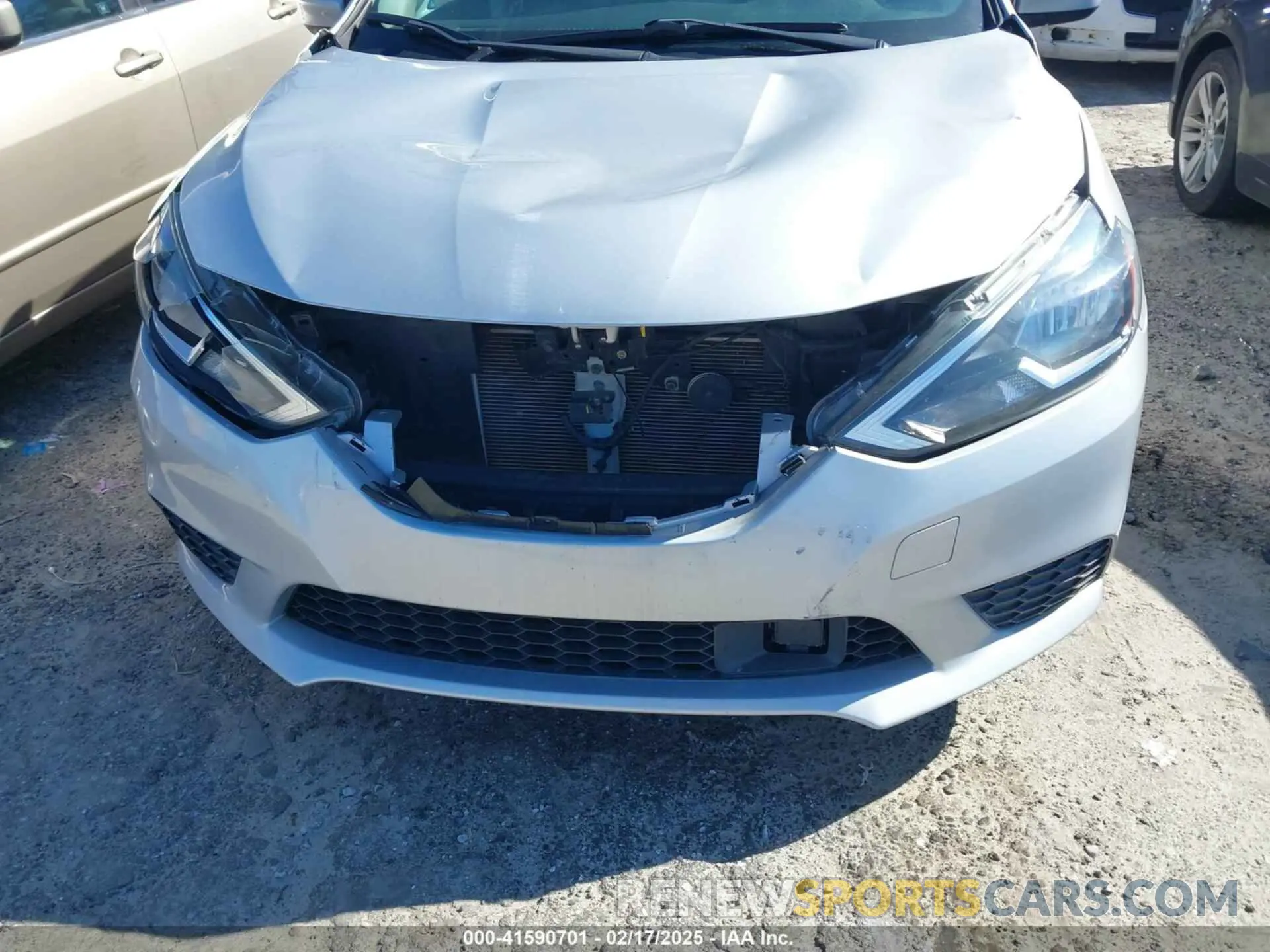 6 fotografías del automóvil dañado 3N1AB7AP9KL616064 NISSAN SENTRA 2019