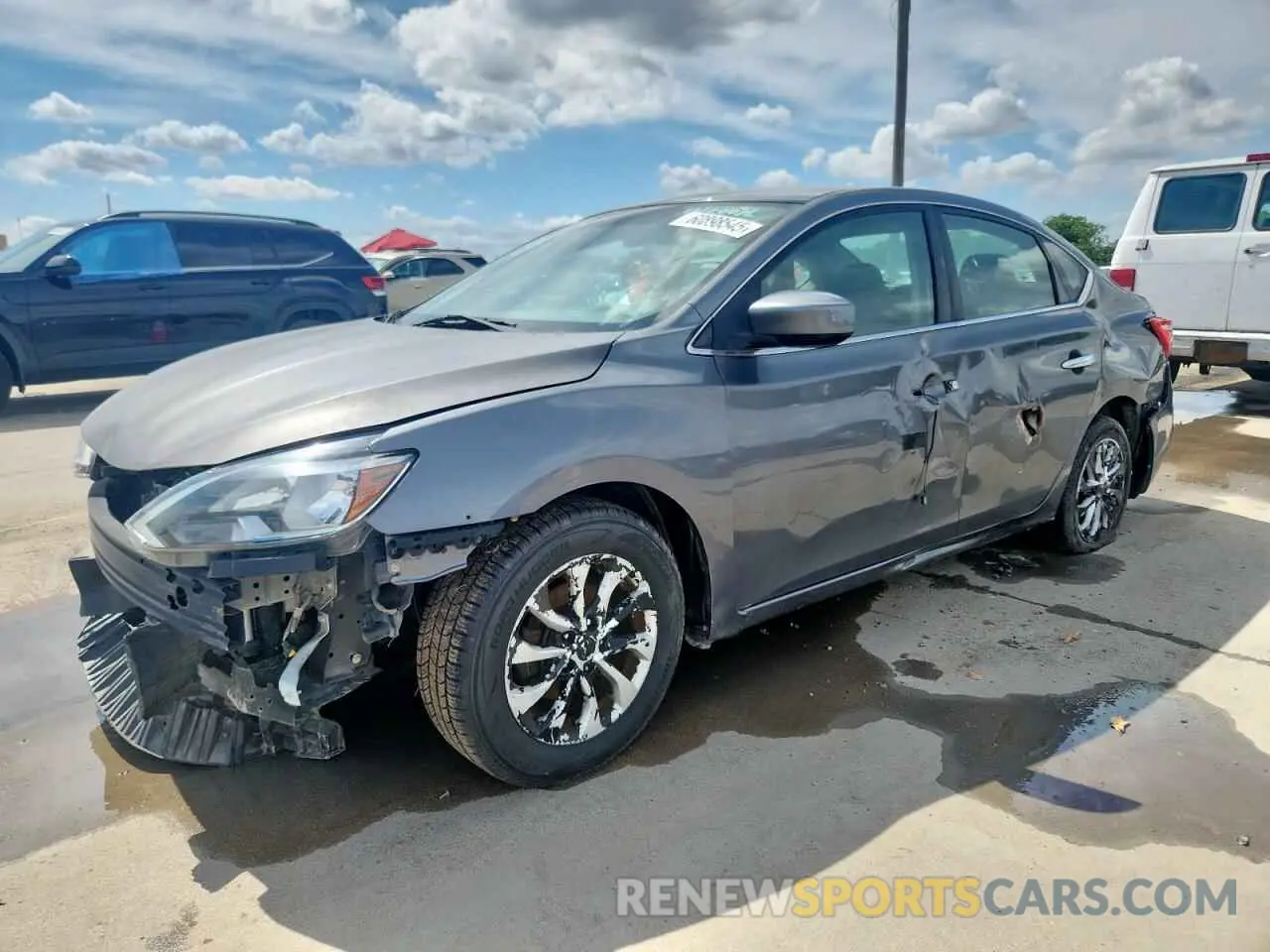 1 fotografías del automóvil dañado 3N1AB7AP9KL626139 NISSAN SENTRA 2019