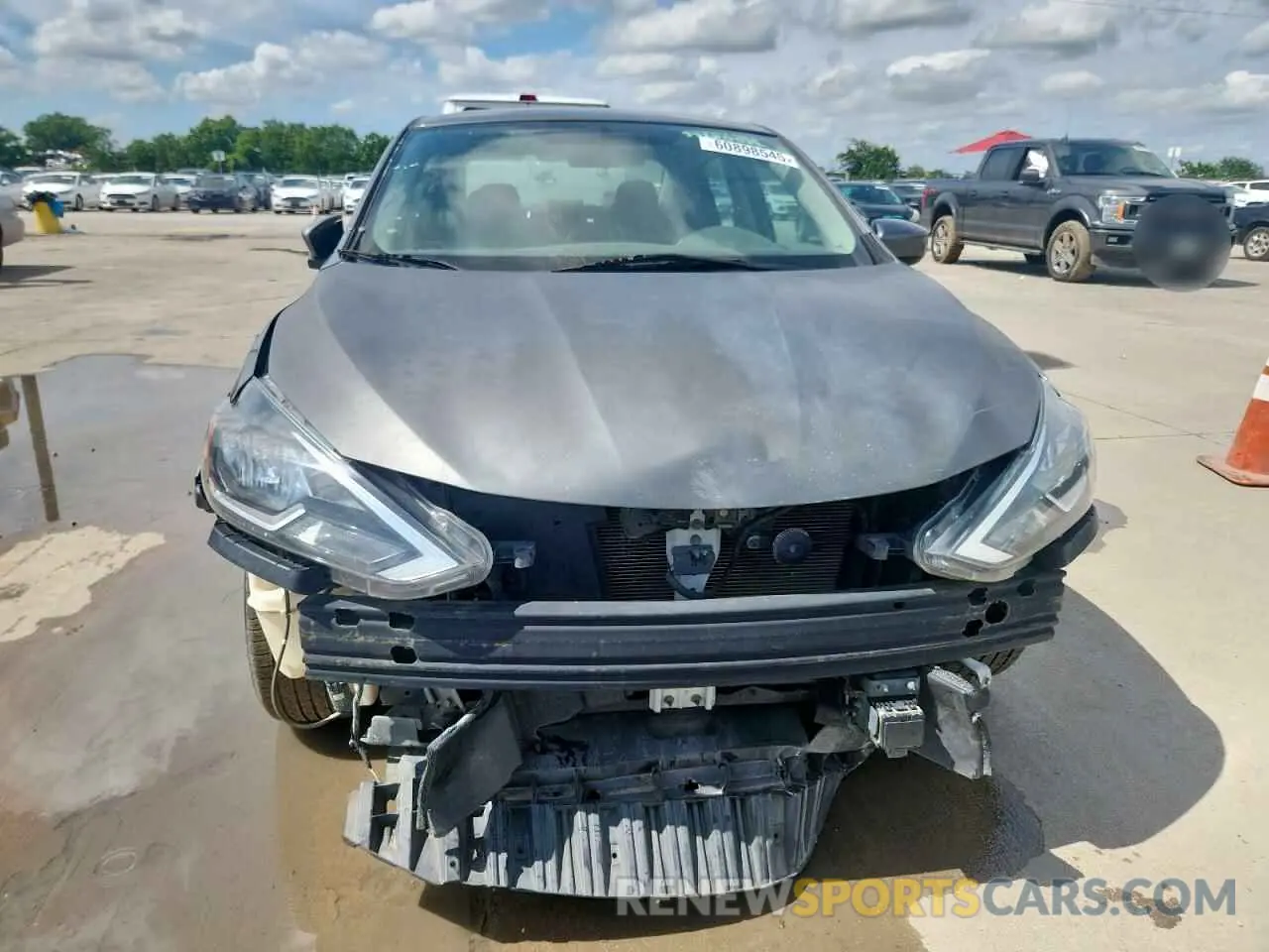 5 fotografías del automóvil dañado 3N1AB7AP9KL626139 NISSAN SENTRA 2019