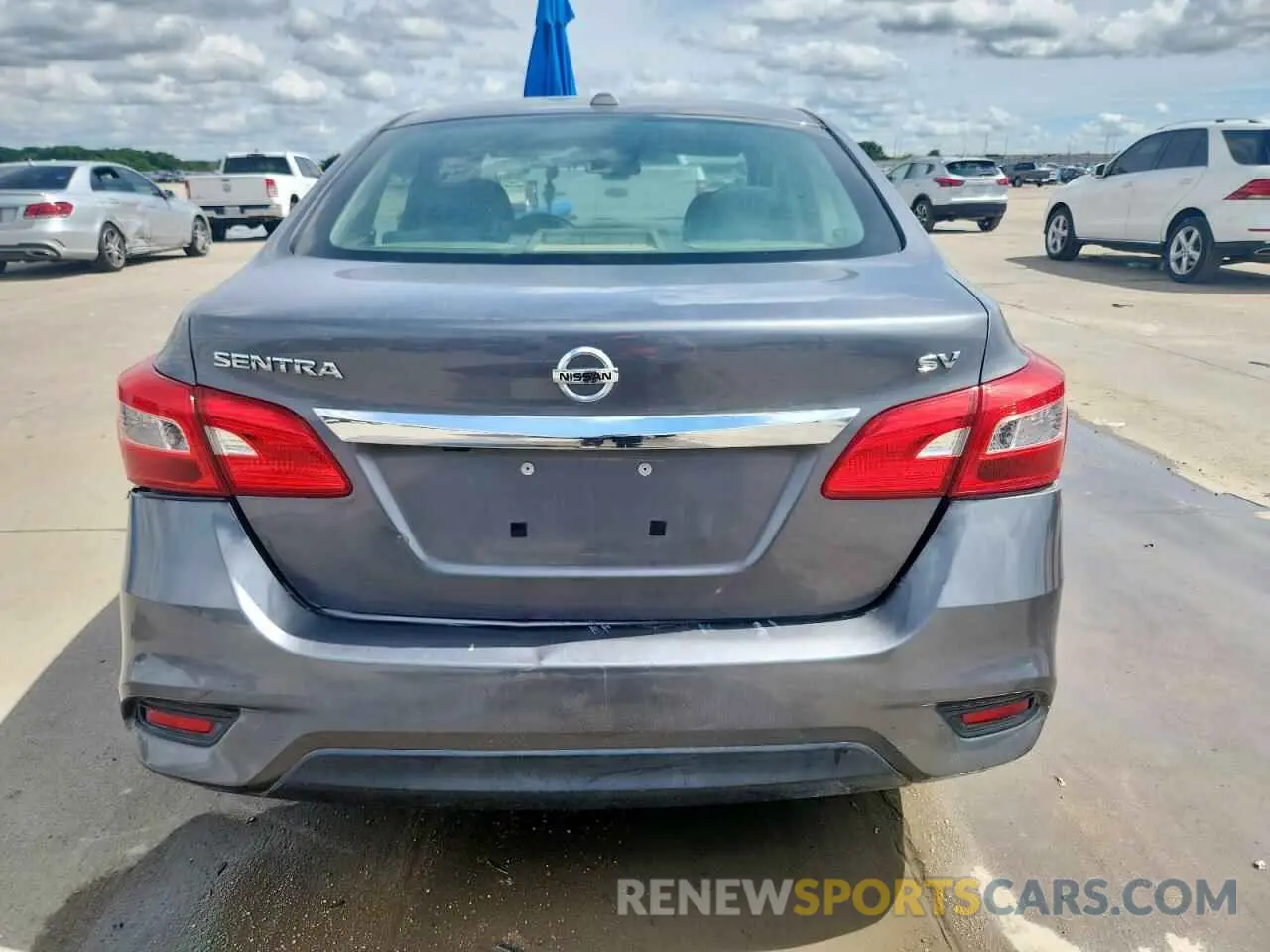 6 fotografías del automóvil dañado 3N1AB7AP9KL626139 NISSAN SENTRA 2019