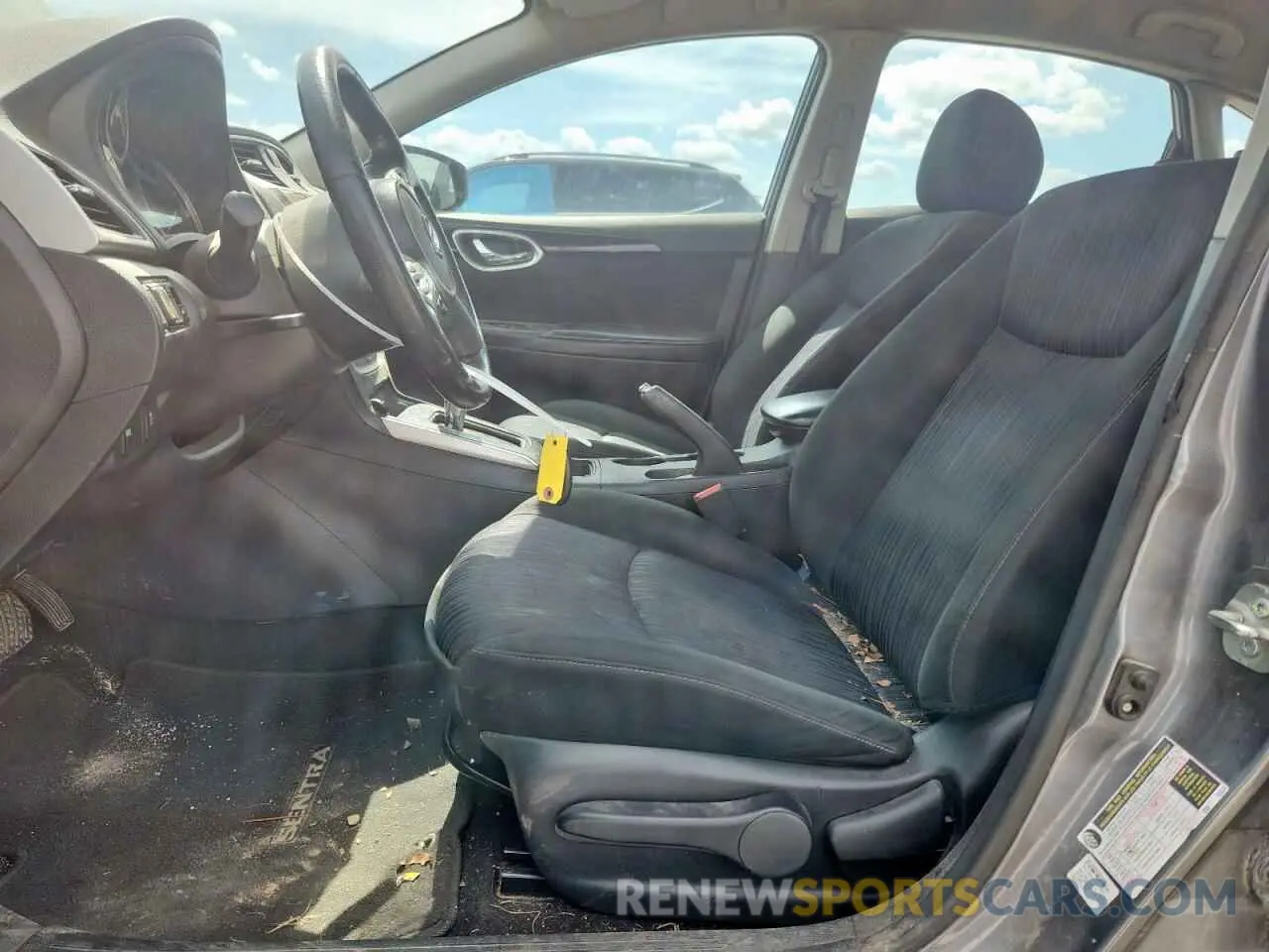 7 fotografías del automóvil dañado 3N1AB7AP9KL626139 NISSAN SENTRA 2019