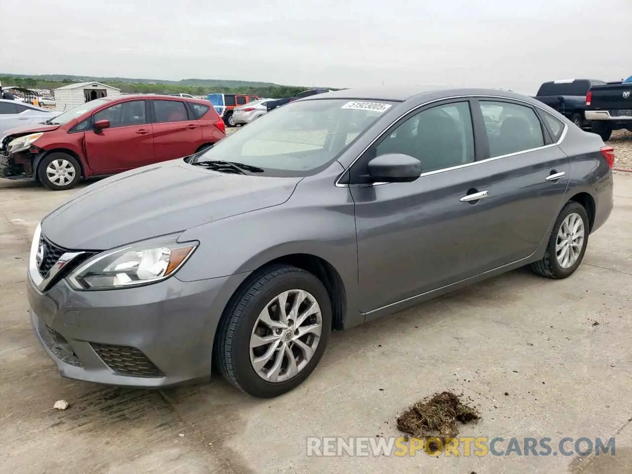 1 fotografías del automóvil dañado 3N1AB7AP9KL628375 NISSAN SENTRA 2019