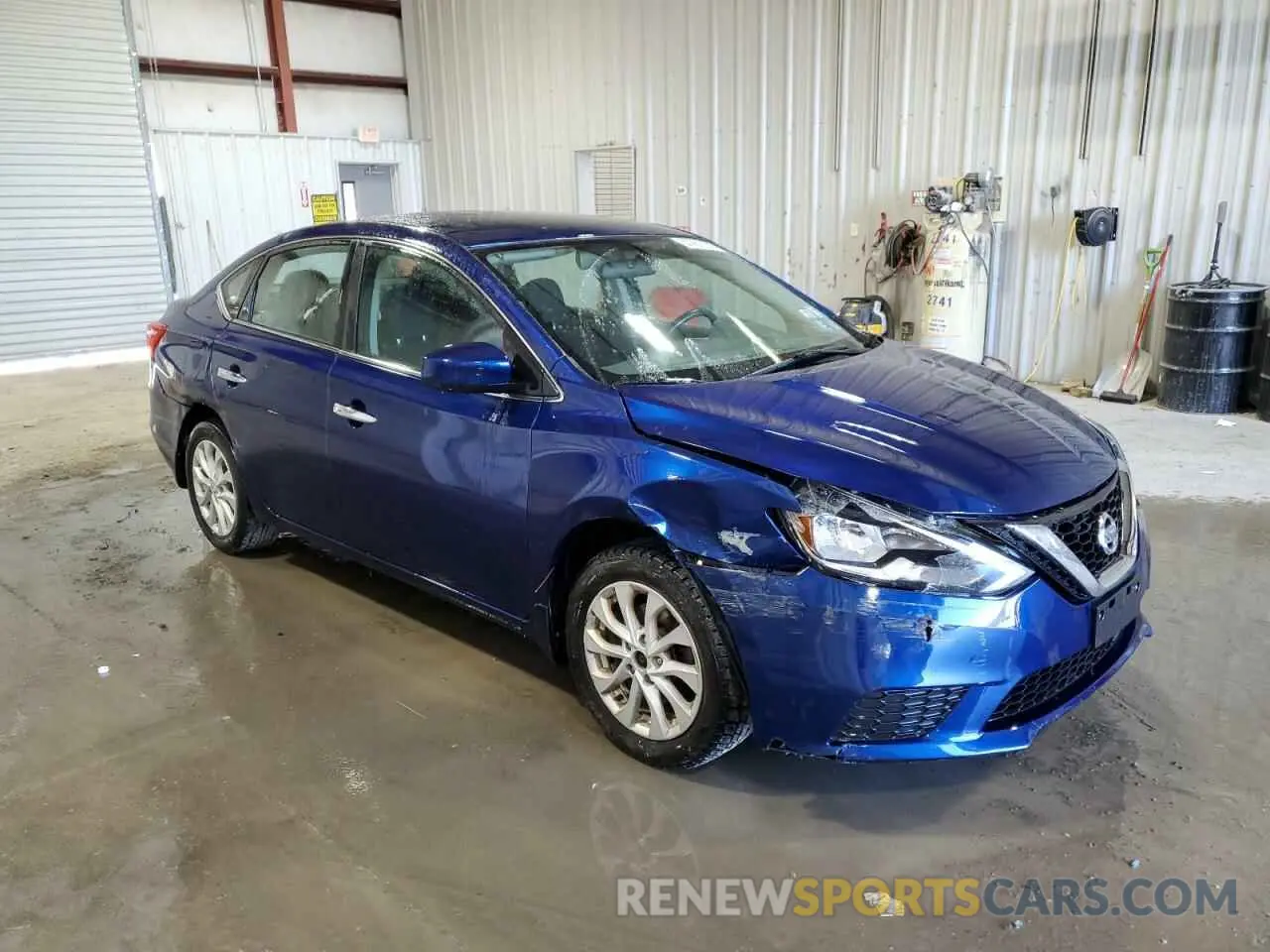 4 fotografías del automóvil dañado 3N1AB7AP9KY206321 NISSAN SENTRA 2019