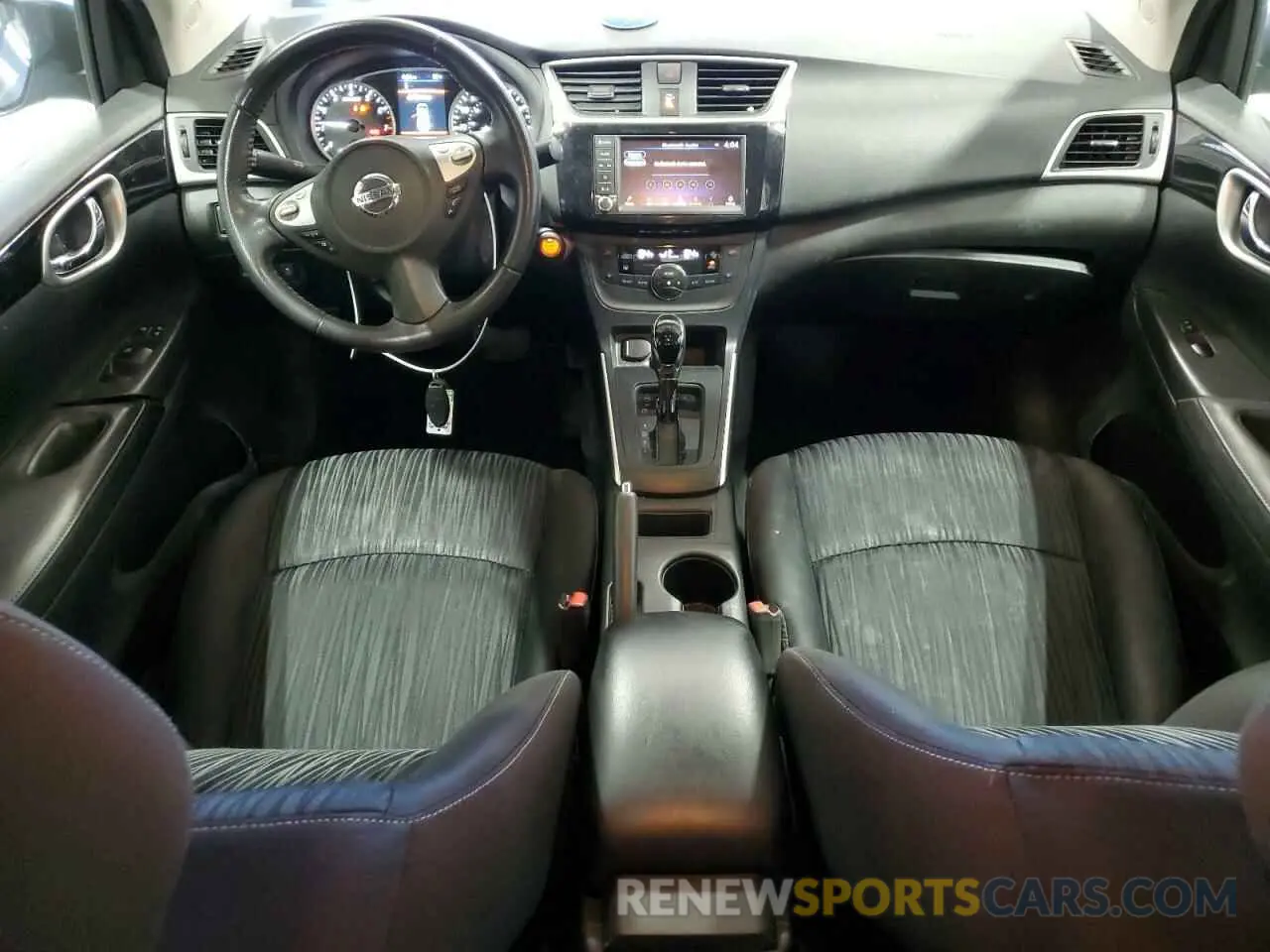 8 fotografías del automóvil dañado 3N1AB7AP9KY206321 NISSAN SENTRA 2019