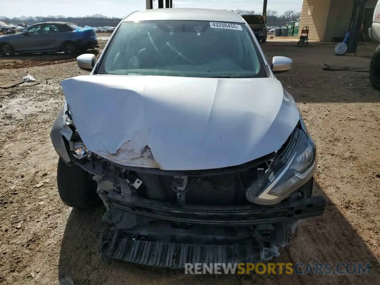 5 fotografías del automóvil dañado 3N1AB7AP9KY215861 NISSAN SENTRA 2019
