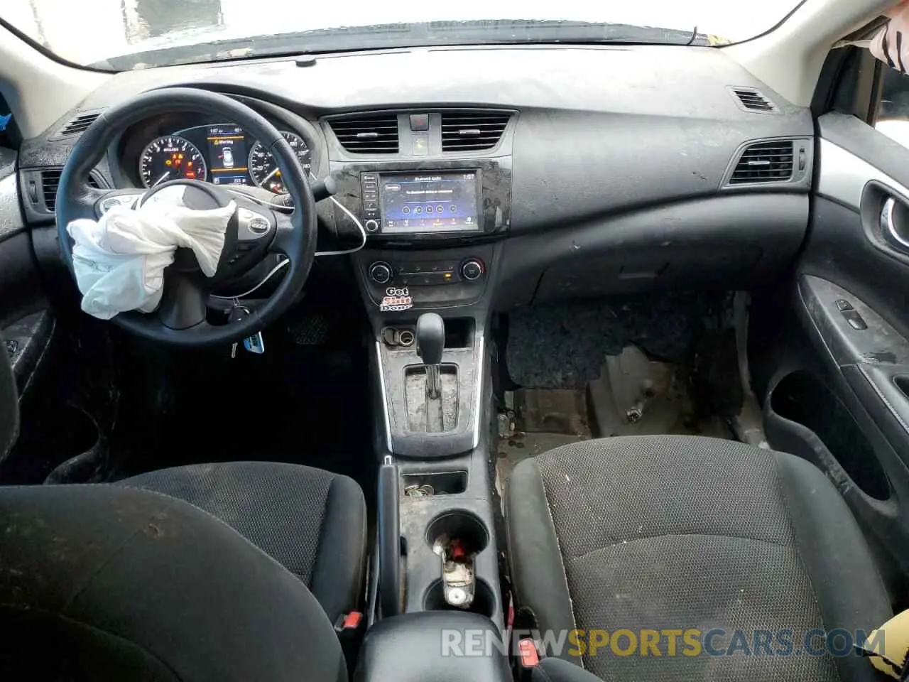 8 fotografías del automóvil dañado 3N1AB7AP9KY215861 NISSAN SENTRA 2019
