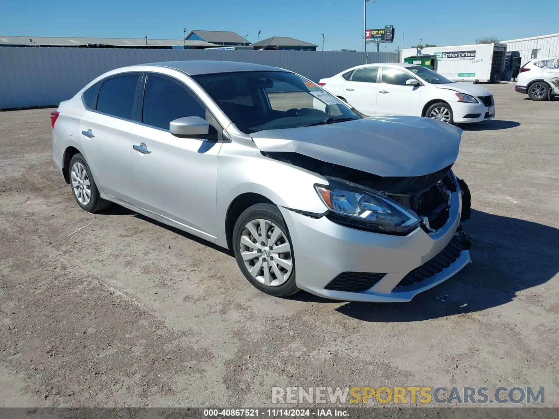 1 fotografías del automóvil dañado 3N1AB7AP9KY221451 NISSAN SENTRA 2019