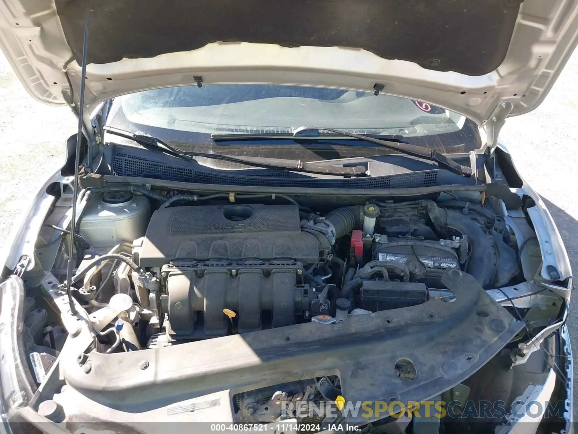 10 fotografías del automóvil dañado 3N1AB7AP9KY221451 NISSAN SENTRA 2019