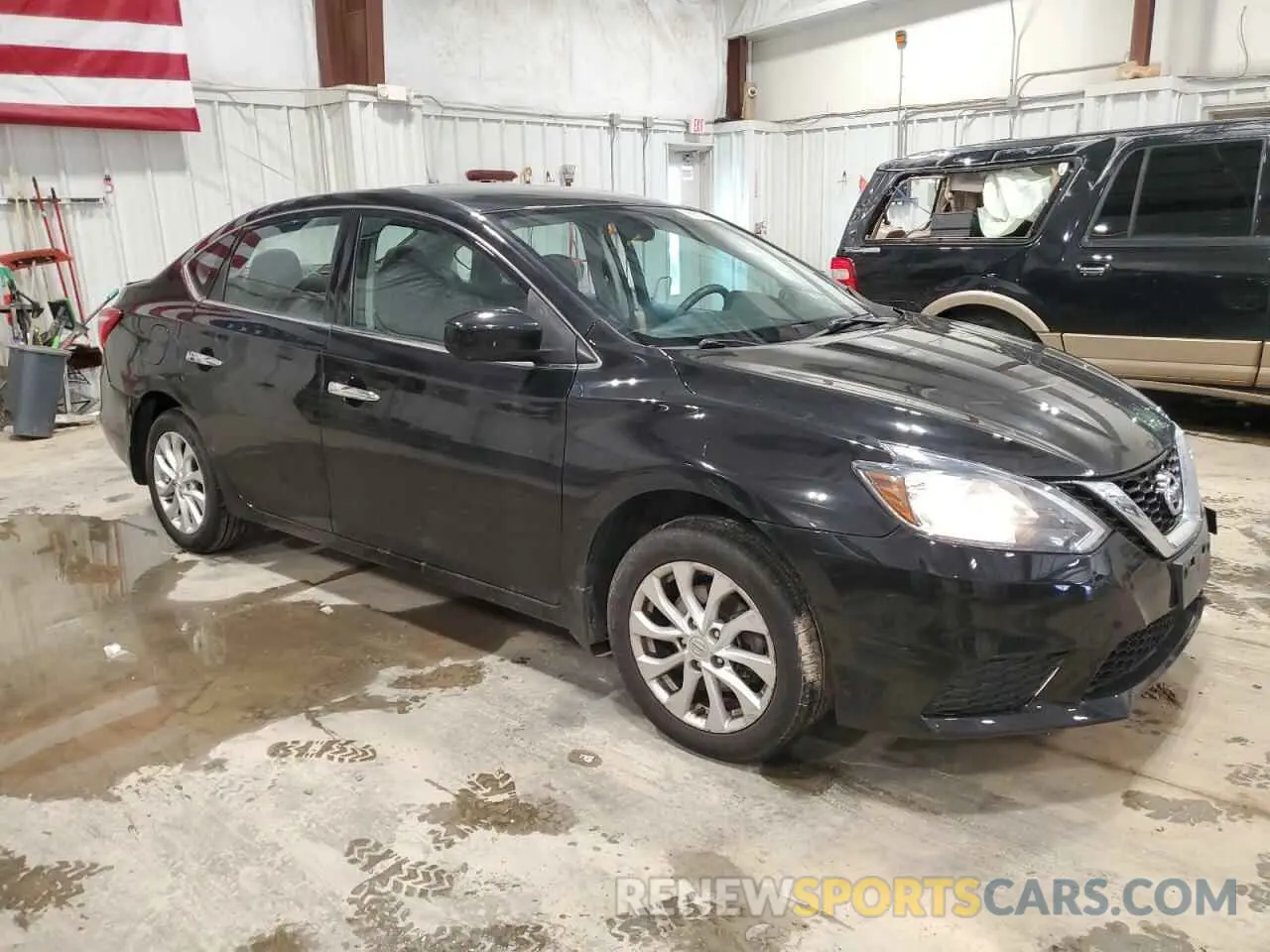 4 fotografías del automóvil dañado 3N1AB7AP9KY221496 NISSAN SENTRA 2019