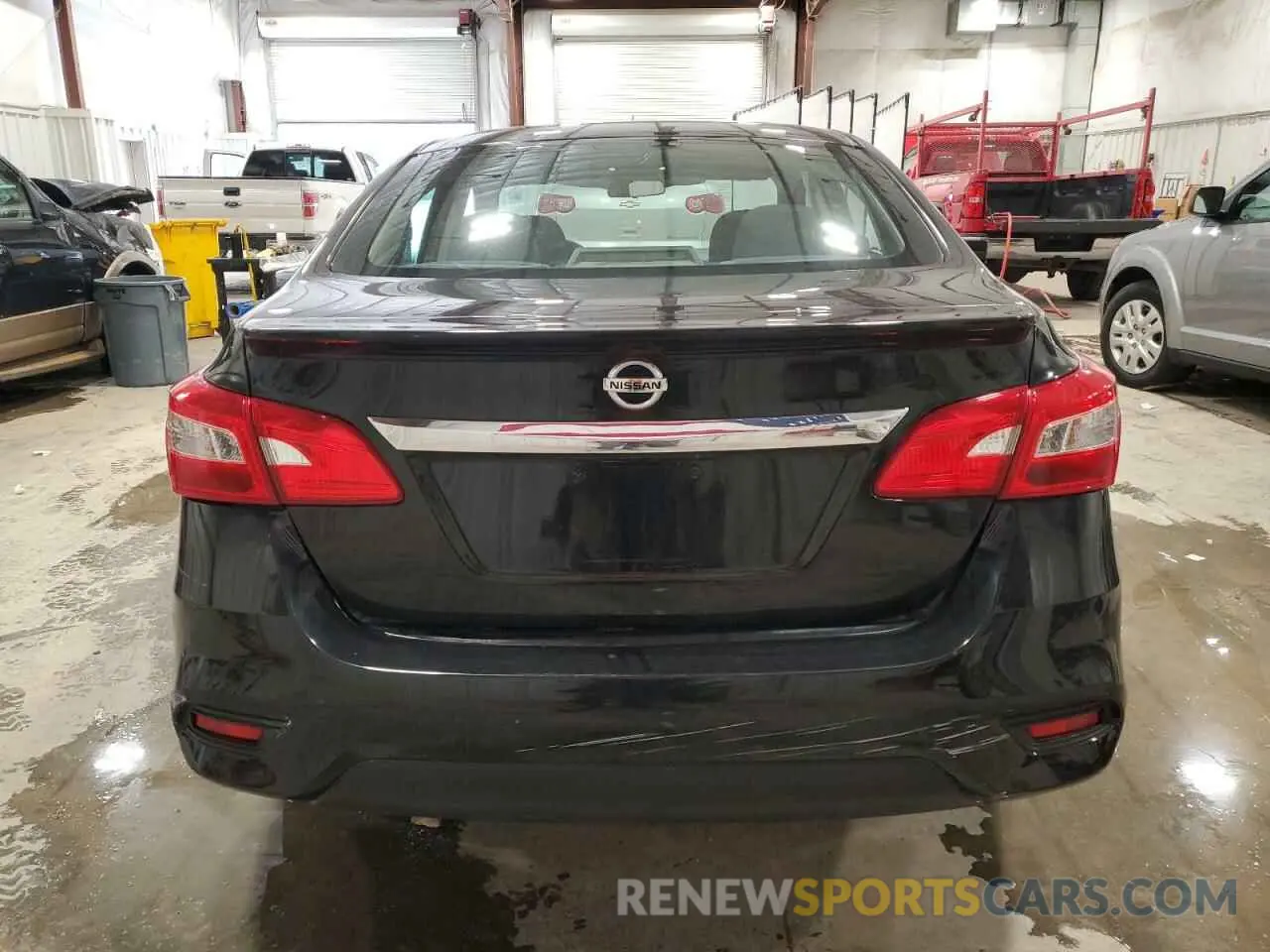 6 fotografías del automóvil dañado 3N1AB7AP9KY221496 NISSAN SENTRA 2019