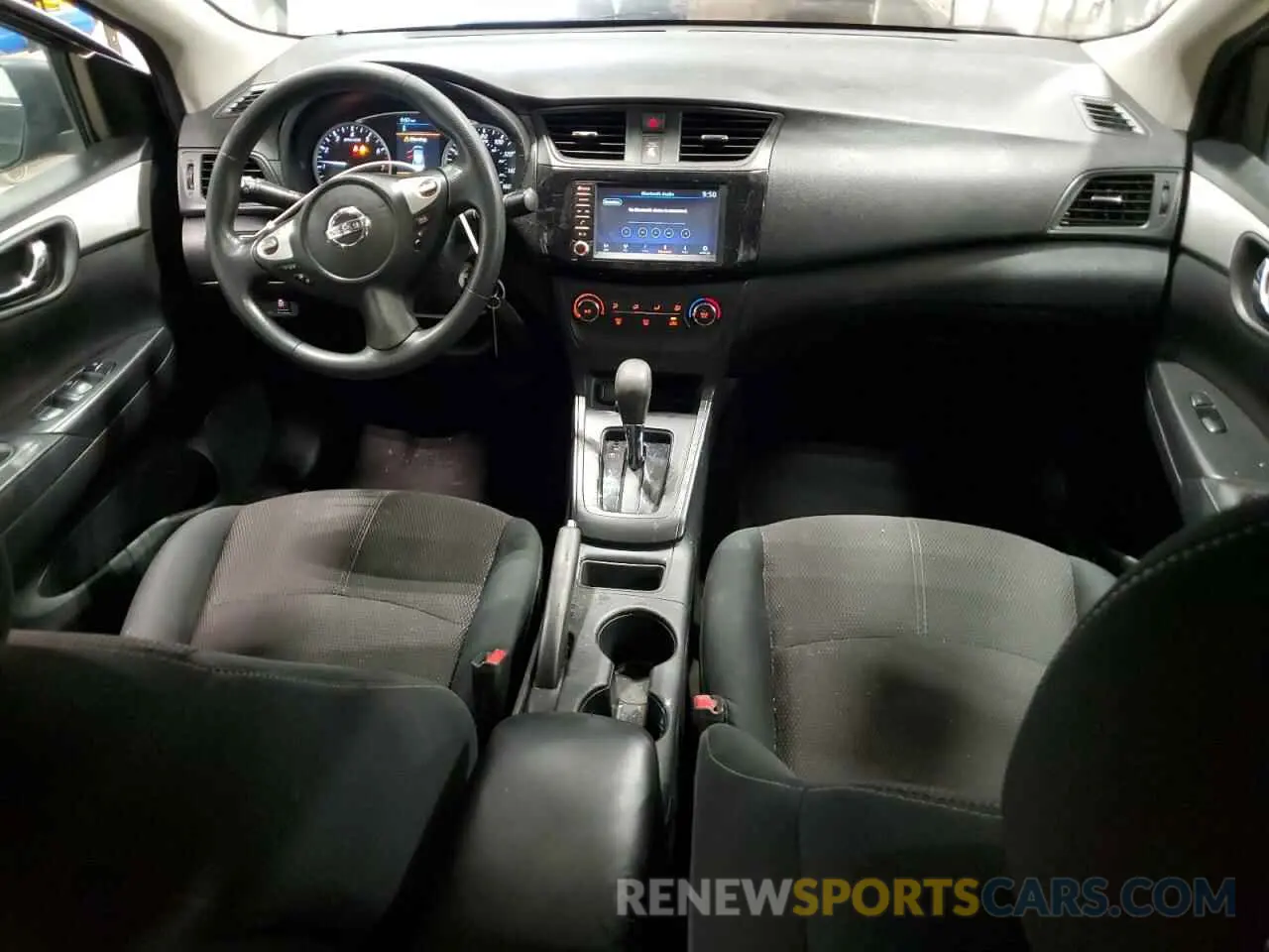 8 fotografías del automóvil dañado 3N1AB7AP9KY221496 NISSAN SENTRA 2019