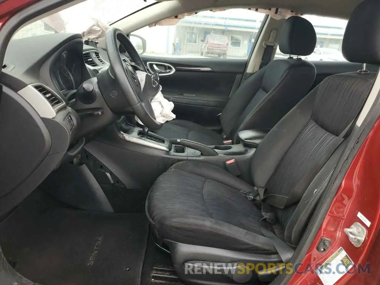 7 fotografías del automóvil dañado 3N1AB7AP9KY225371 NISSAN SENTRA 2019