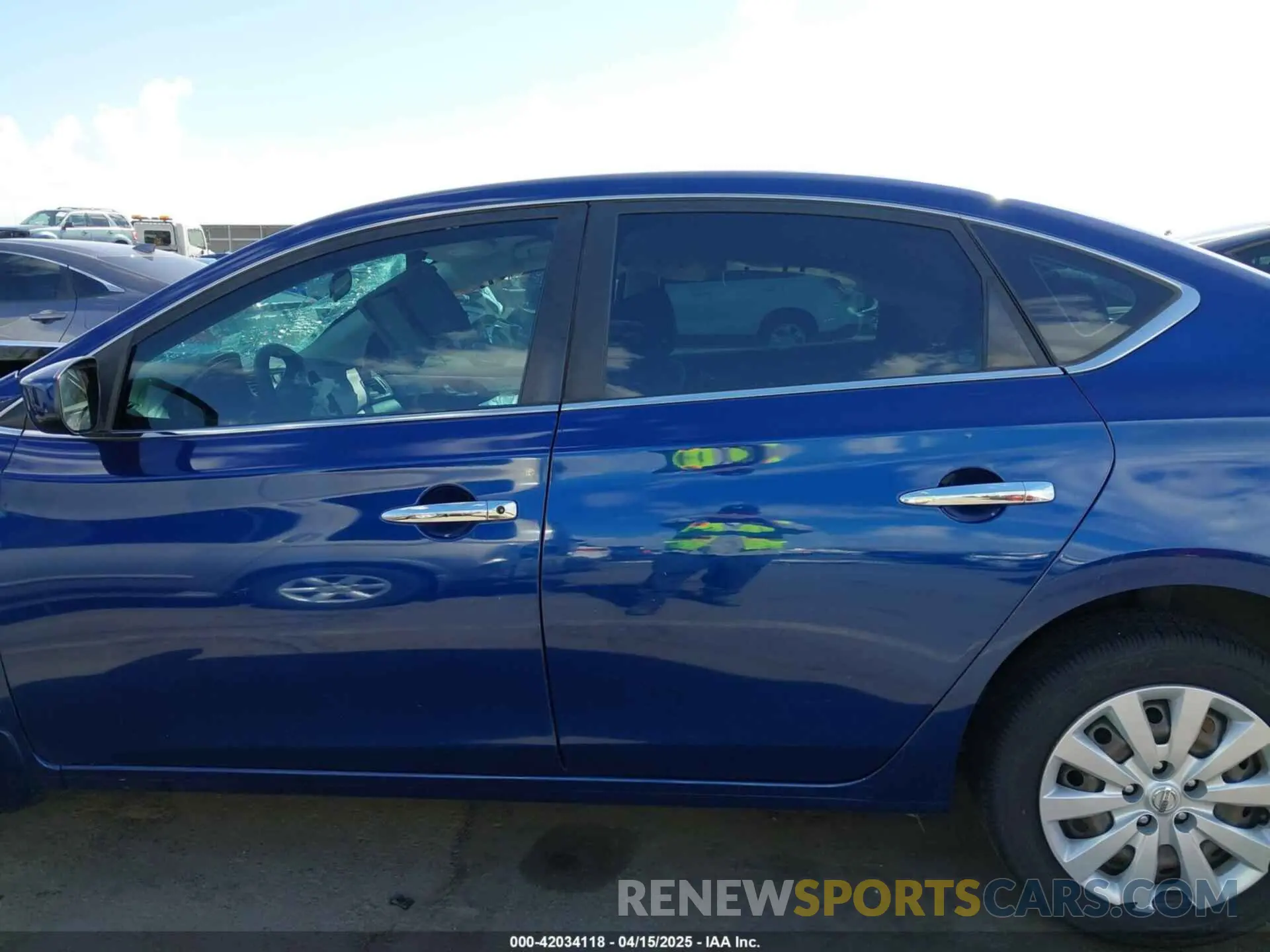 14 fotografías del automóvil dañado 3N1AB7AP9KY235401 NISSAN SENTRA 2019