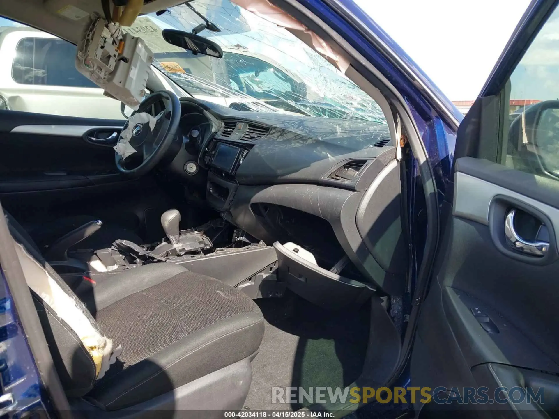 5 fotografías del automóvil dañado 3N1AB7AP9KY235401 NISSAN SENTRA 2019
