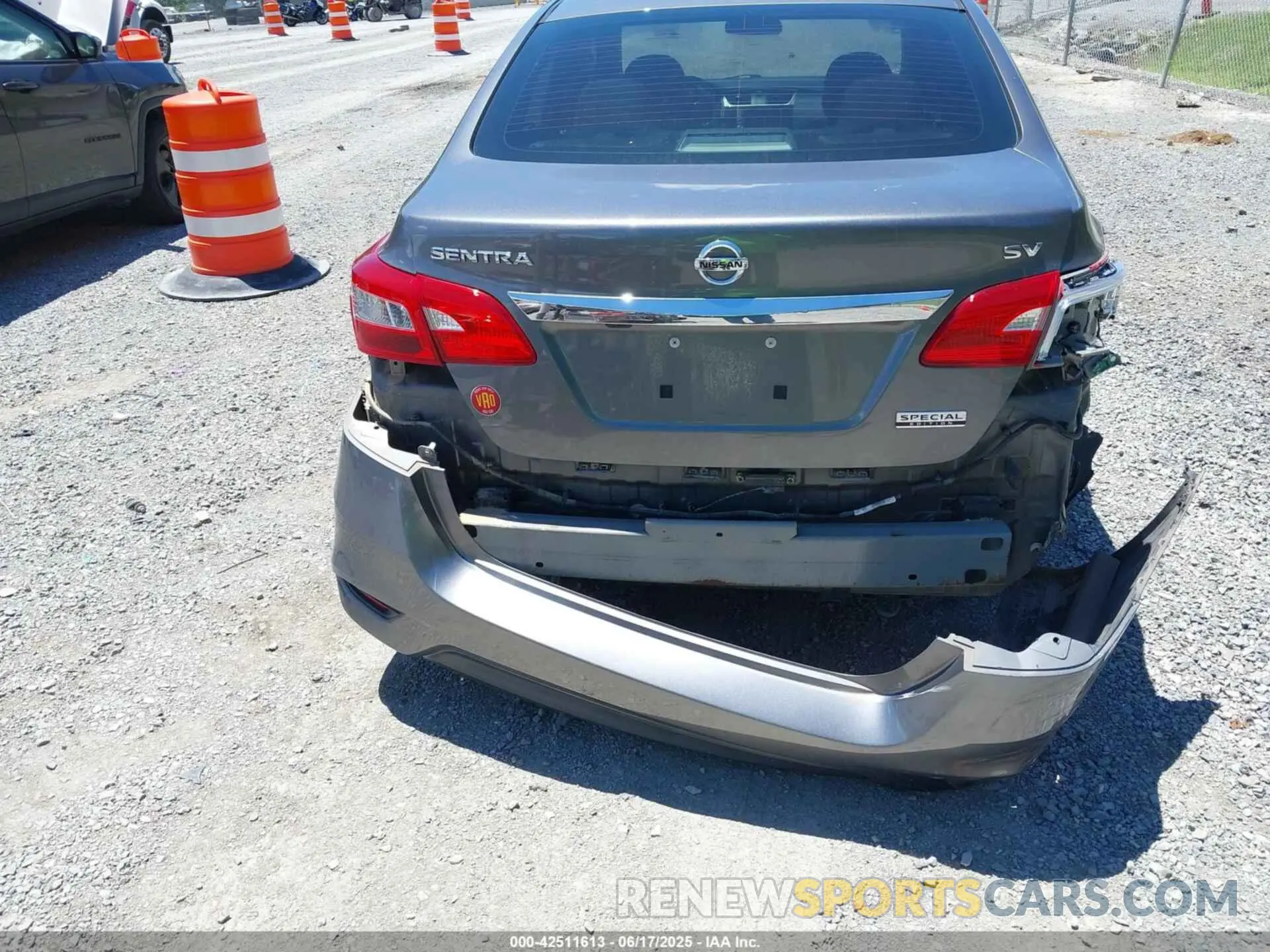 6 fotografías del automóvil dañado 3N1AB7AP9KY236208 NISSAN SENTRA 2019