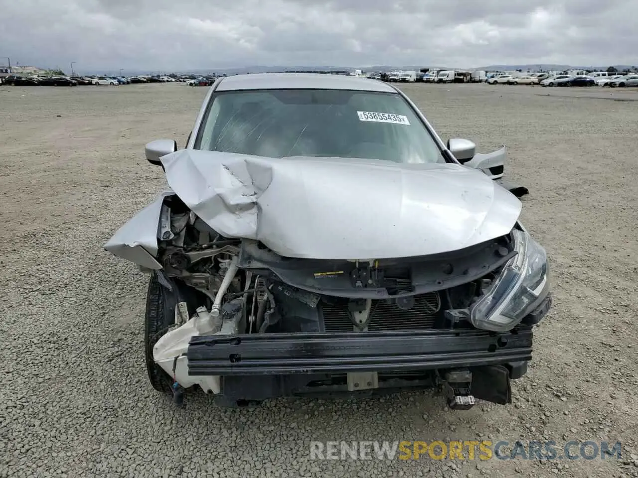 5 fotografías del automóvil dañado 3N1AB7AP9KY253753 NISSAN SENTRA 2019