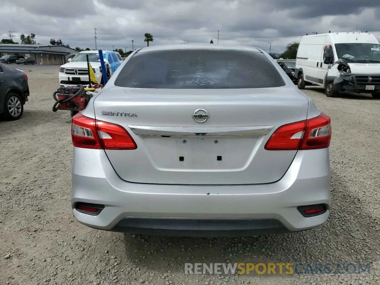 6 fotografías del automóvil dañado 3N1AB7AP9KY253753 NISSAN SENTRA 2019