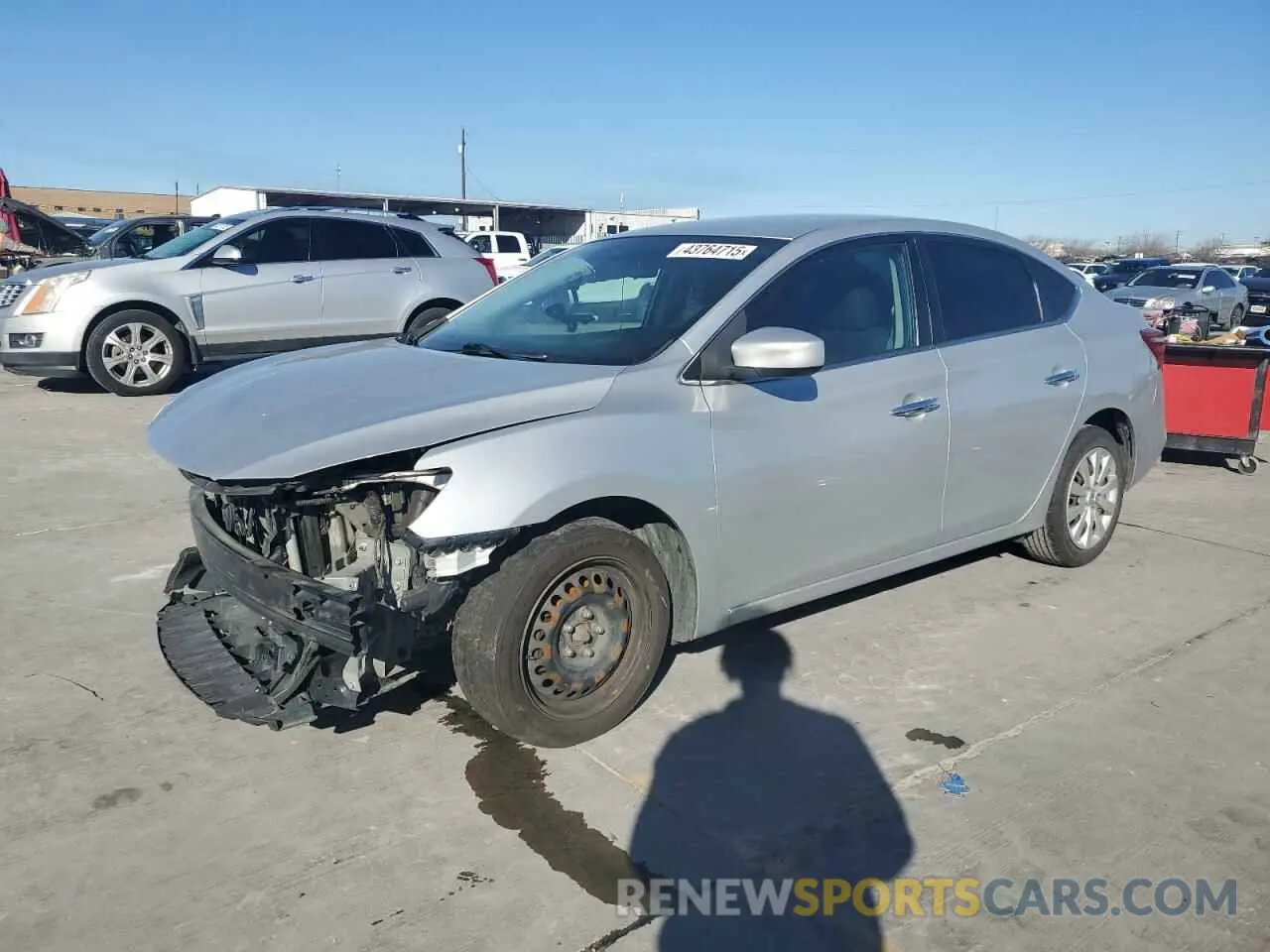1 fotografías del automóvil dañado 3N1AB7AP9KY268589 NISSAN SENTRA 2019